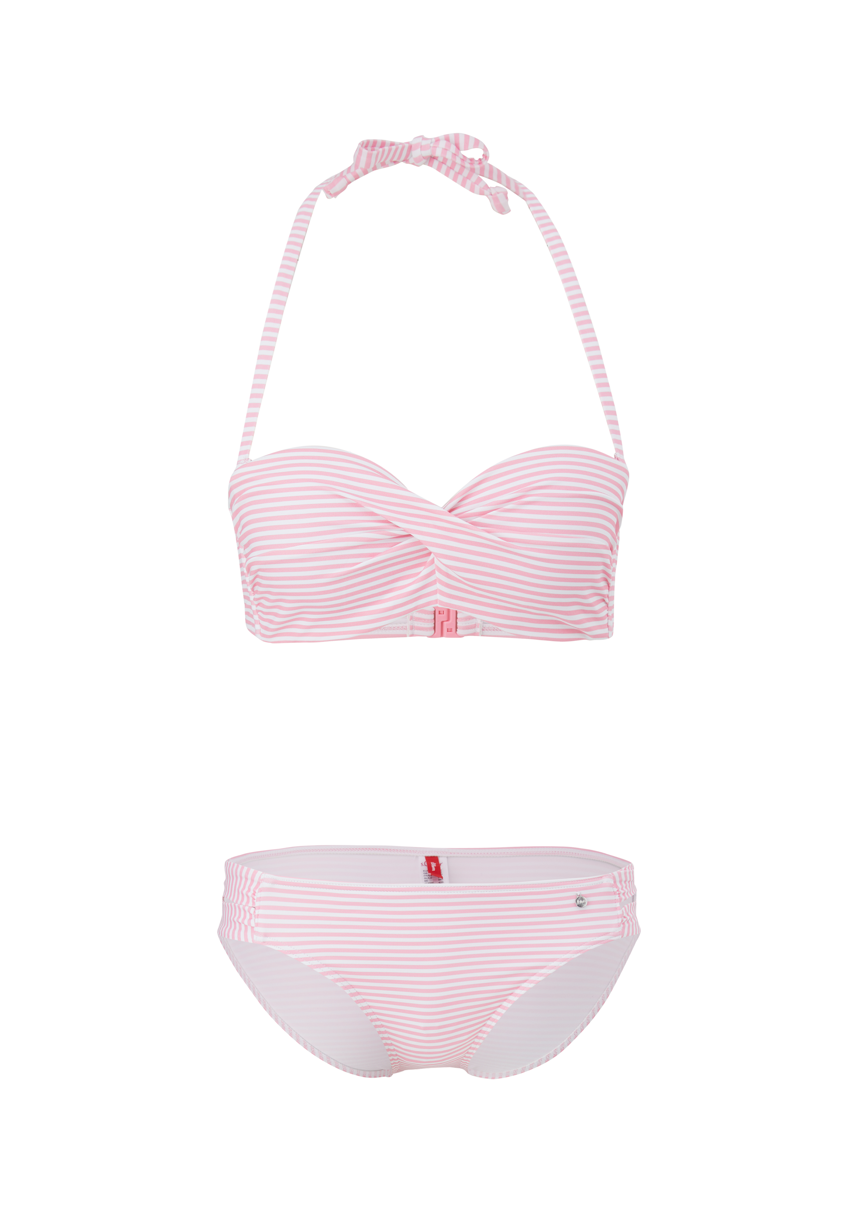 Femmes Bikini doté d’un top à effet cache-cœur en rose de s.Oliver