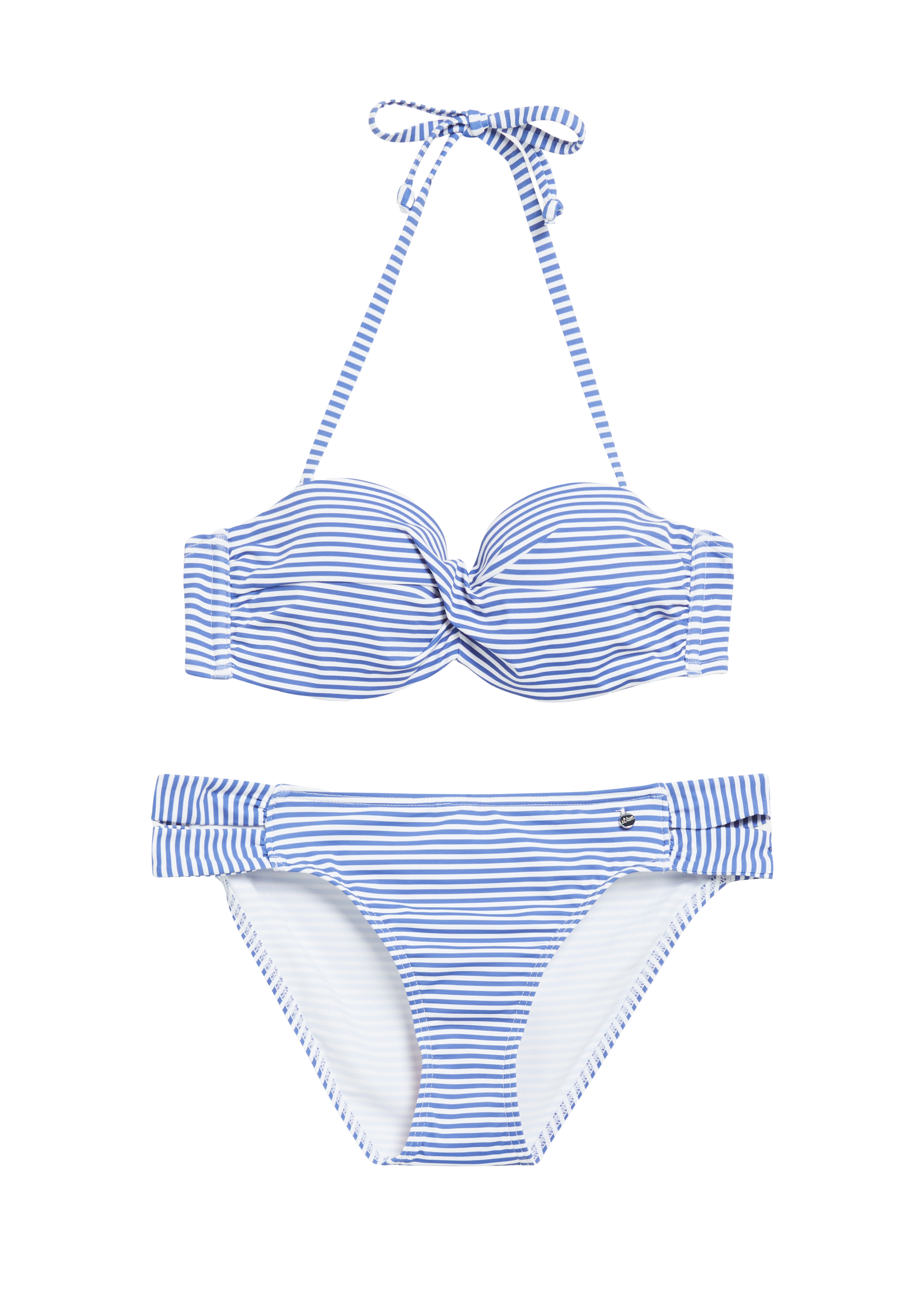 Bikini met top in wikkellook