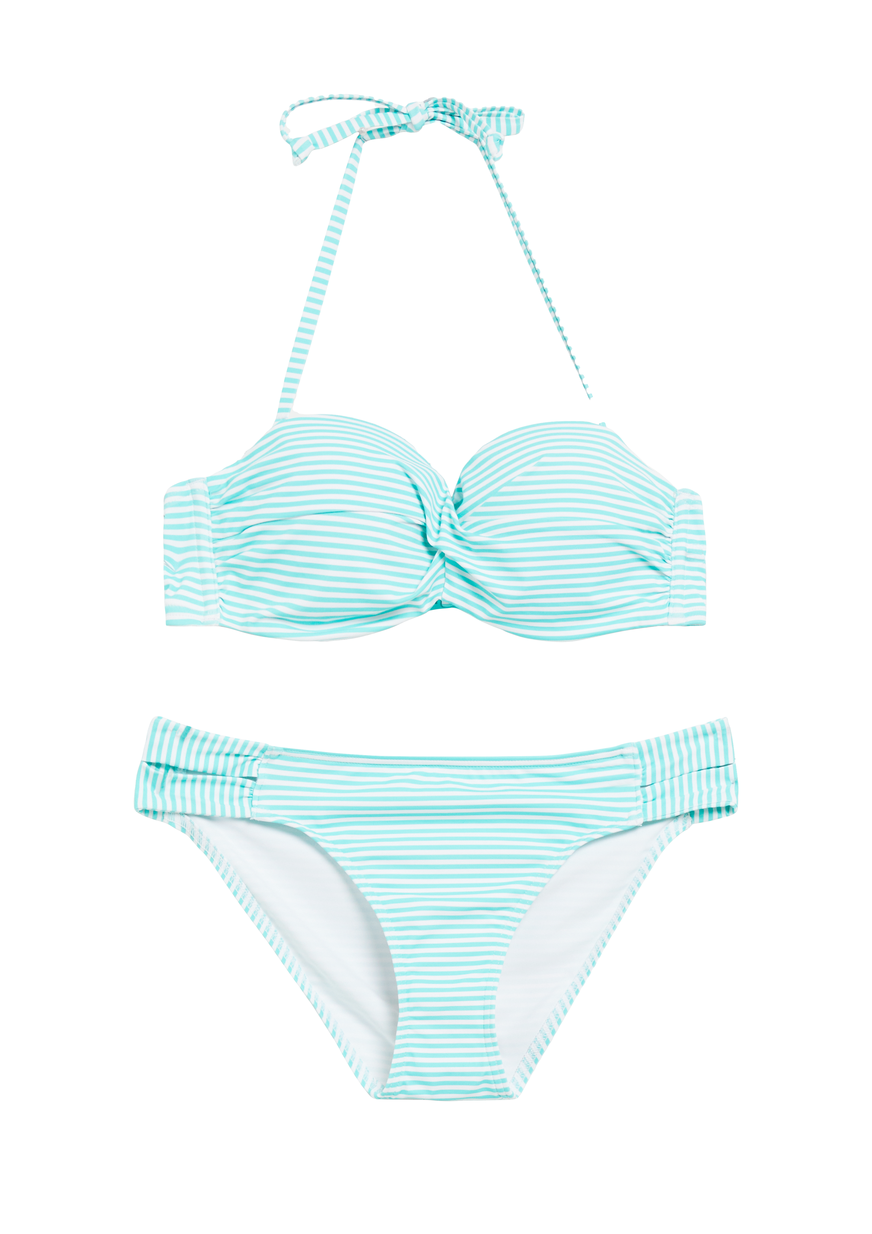 Bikini met top in wikkellook
