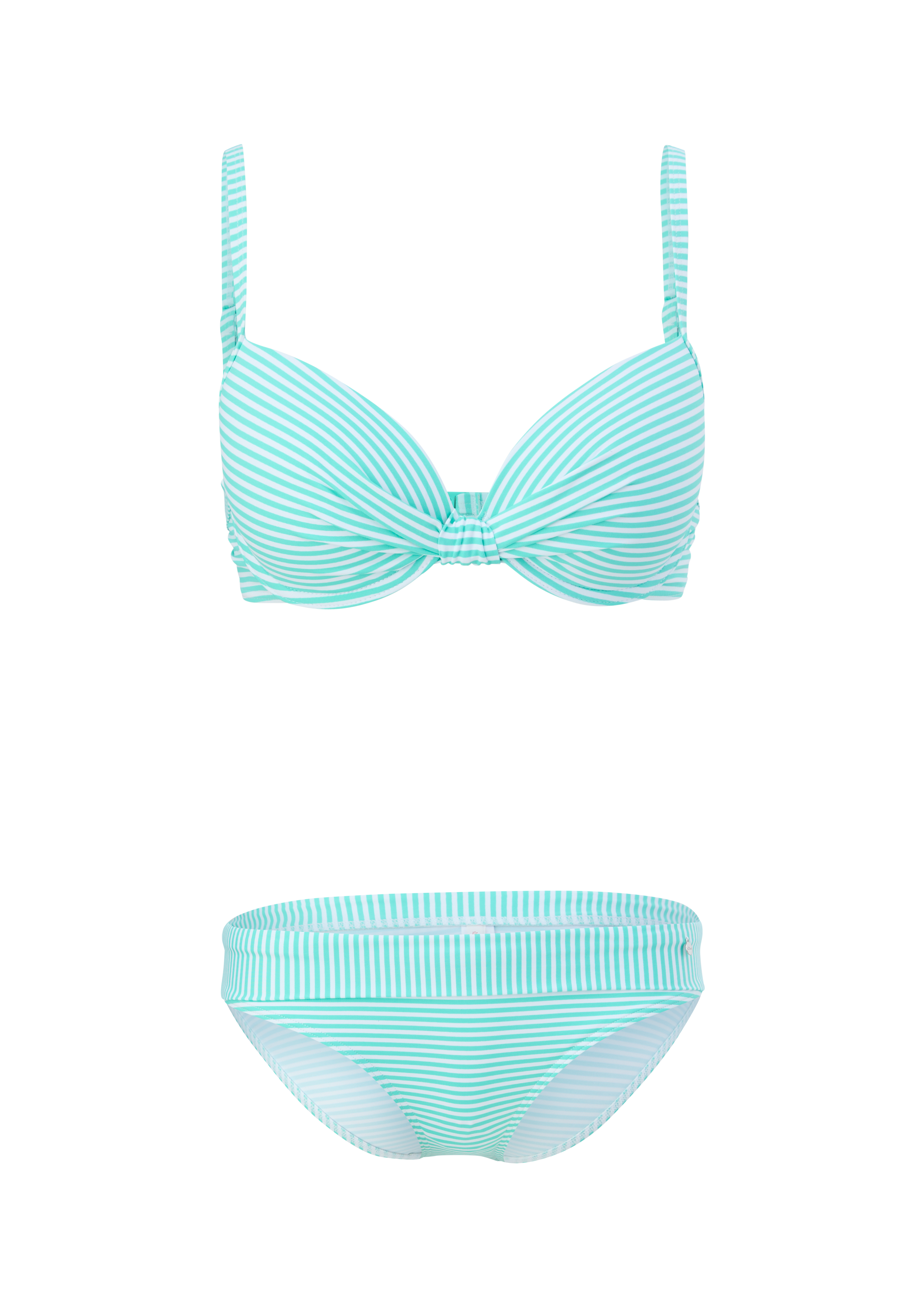 Gestreiftes Bikini-Set