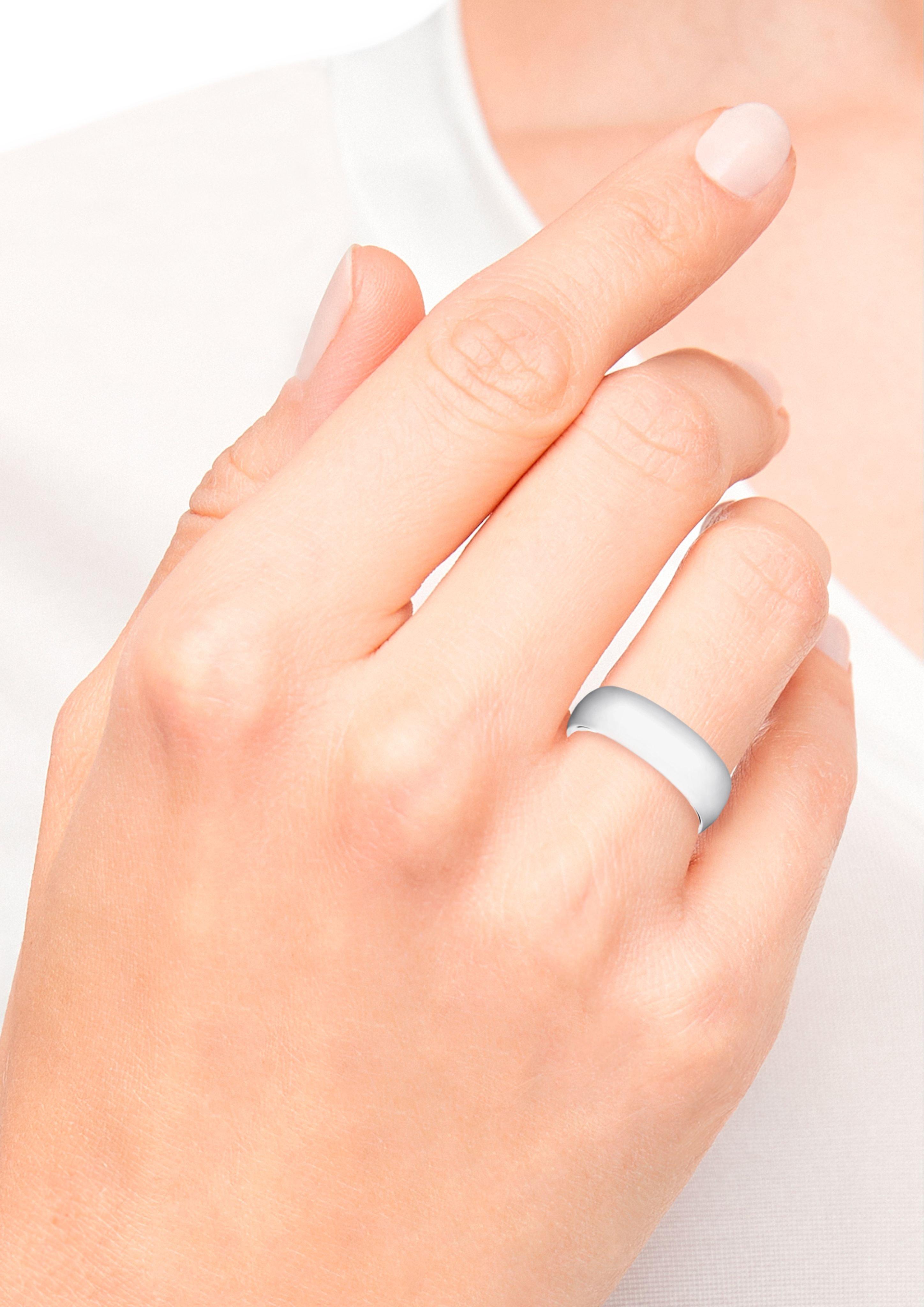 s.Oliver Minimalistischer Edelstahlring