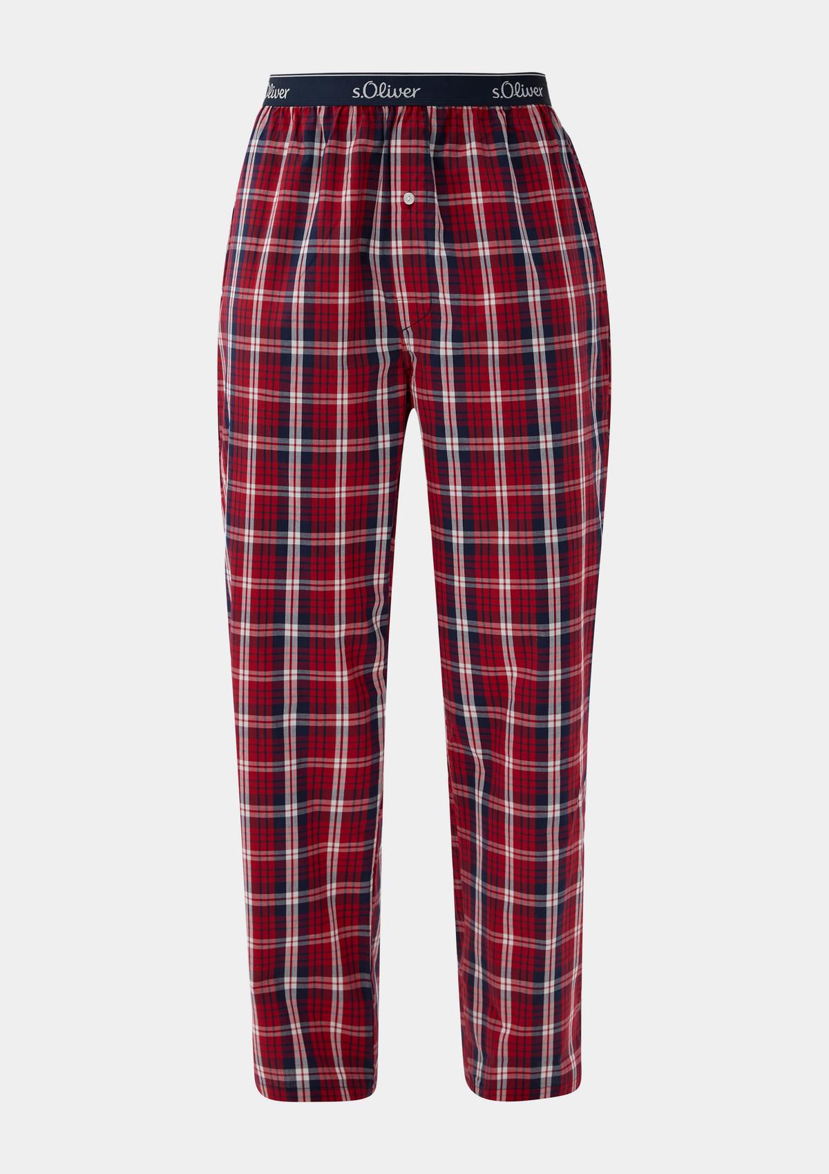 s.Oliver Pantalon de pyjama à ceinture logo