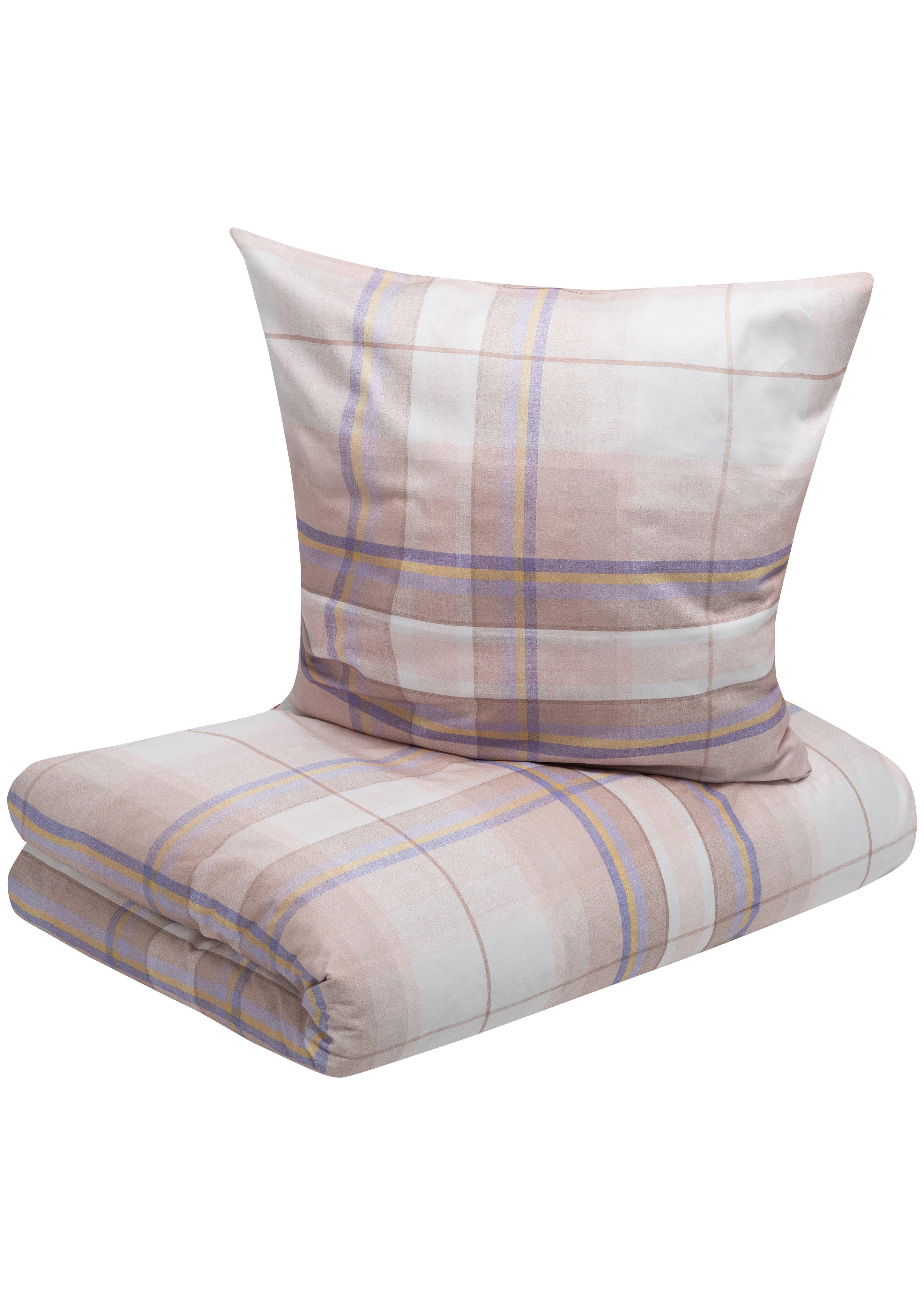 s.Oliver Karierte Bettwäsche aus Baumwollsatin