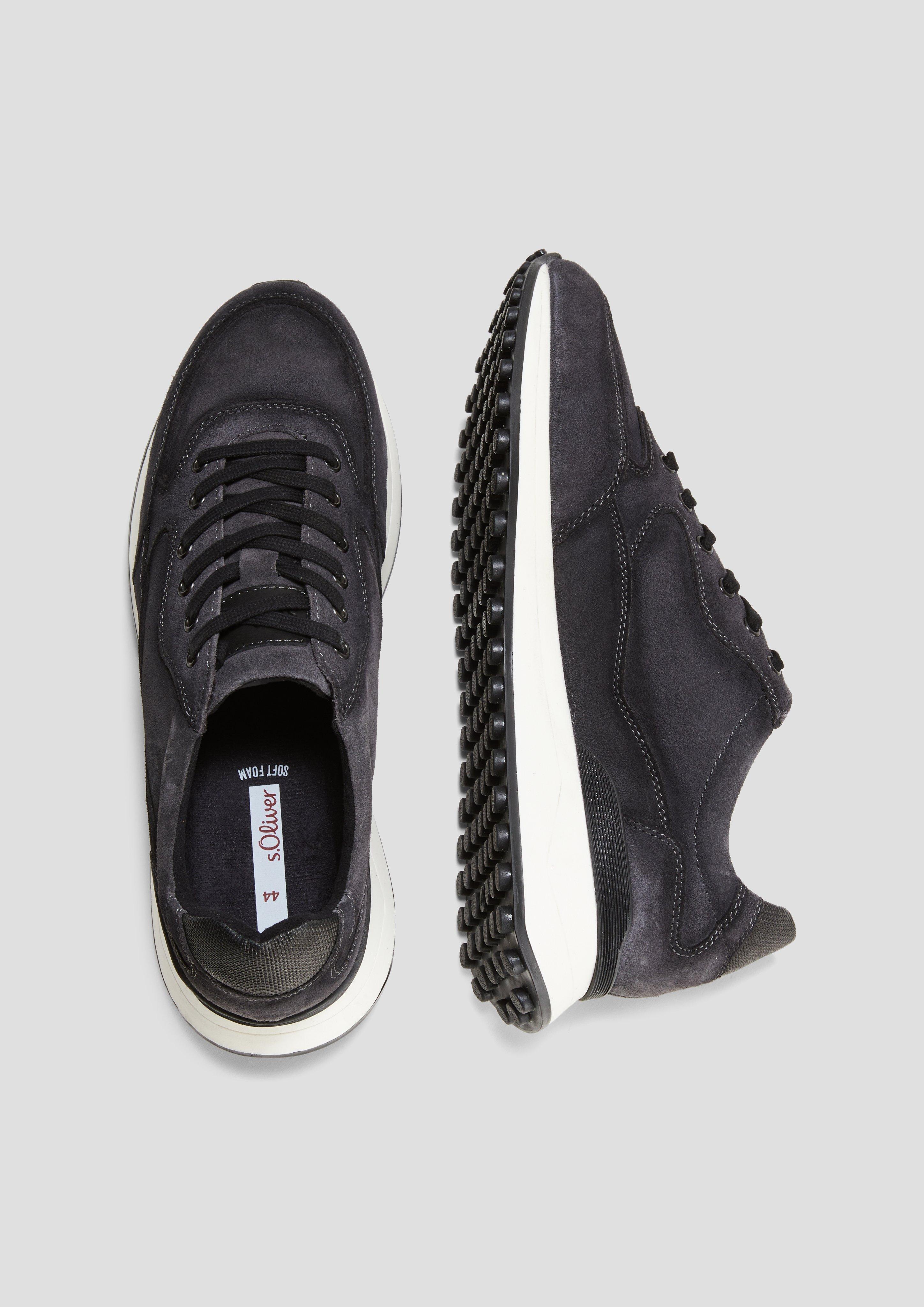 s.Oliver Sneaker in Veloursleder-Optik