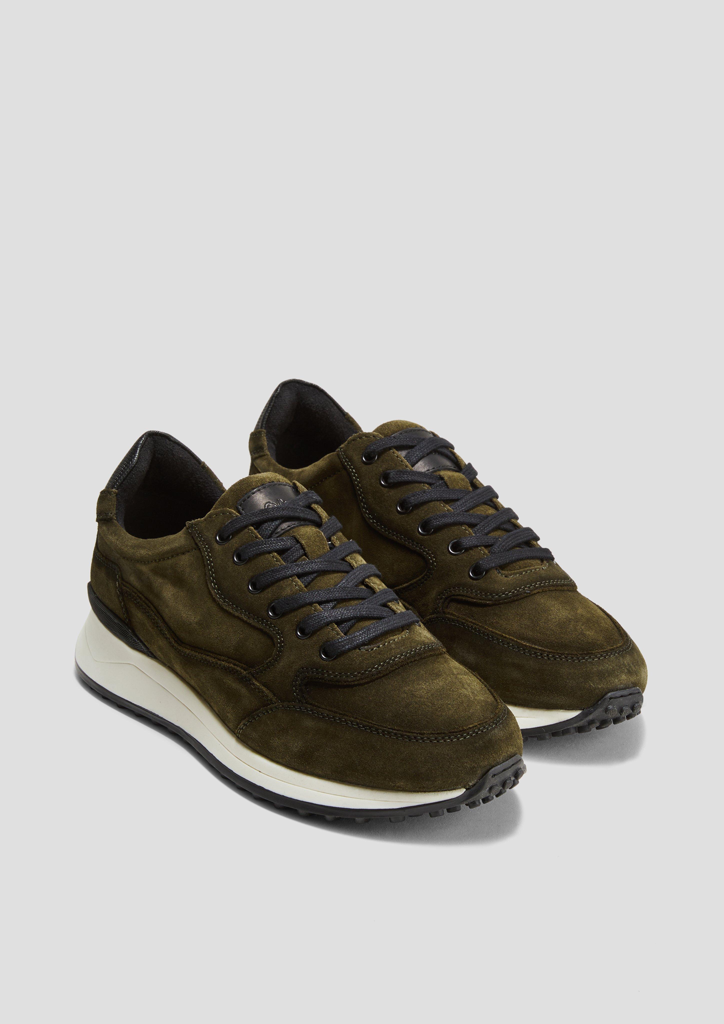 S.Oliver Sneaker in Veloursleder-Optik