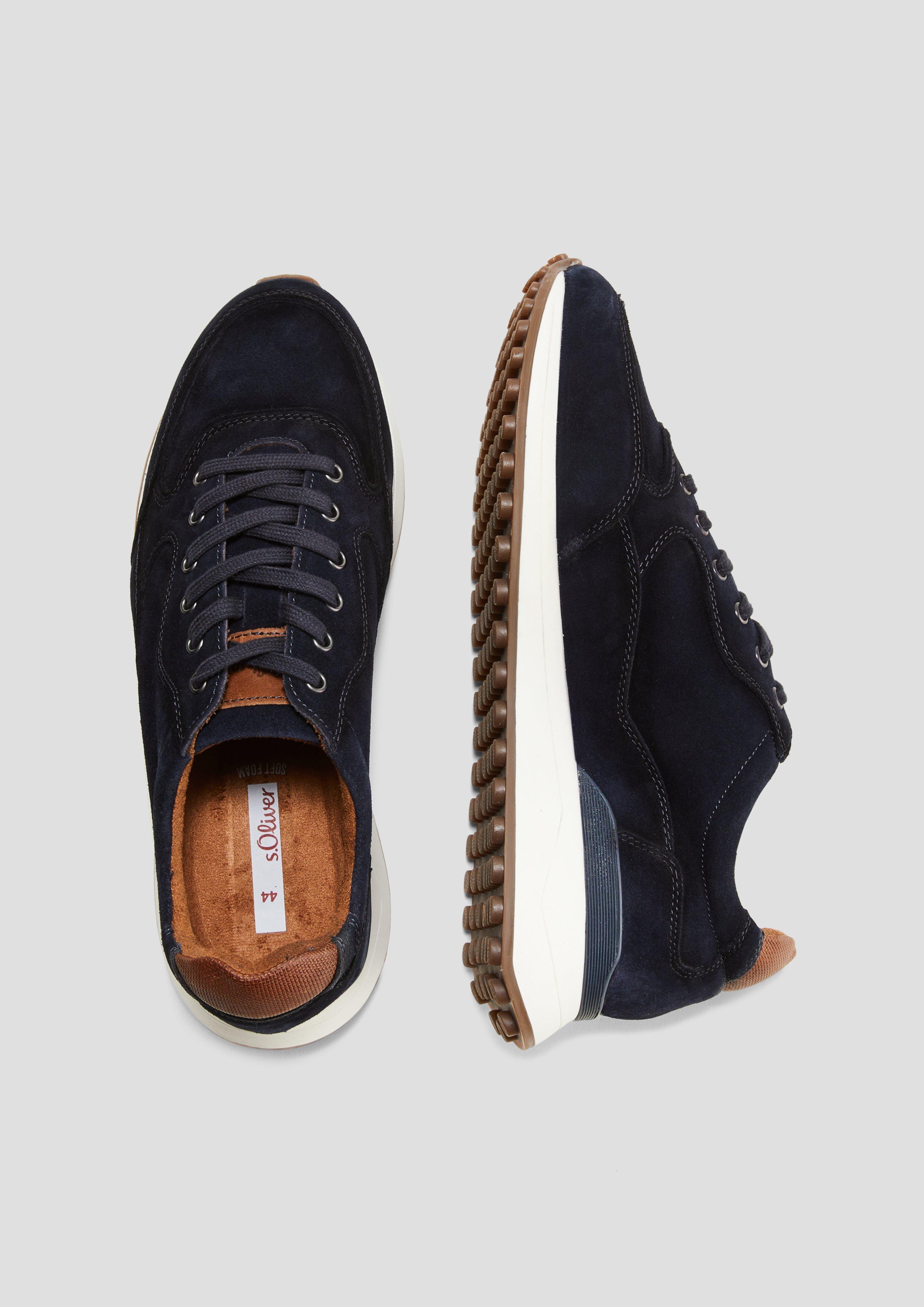 s.Oliver Sneaker in Veloursleder-Optik