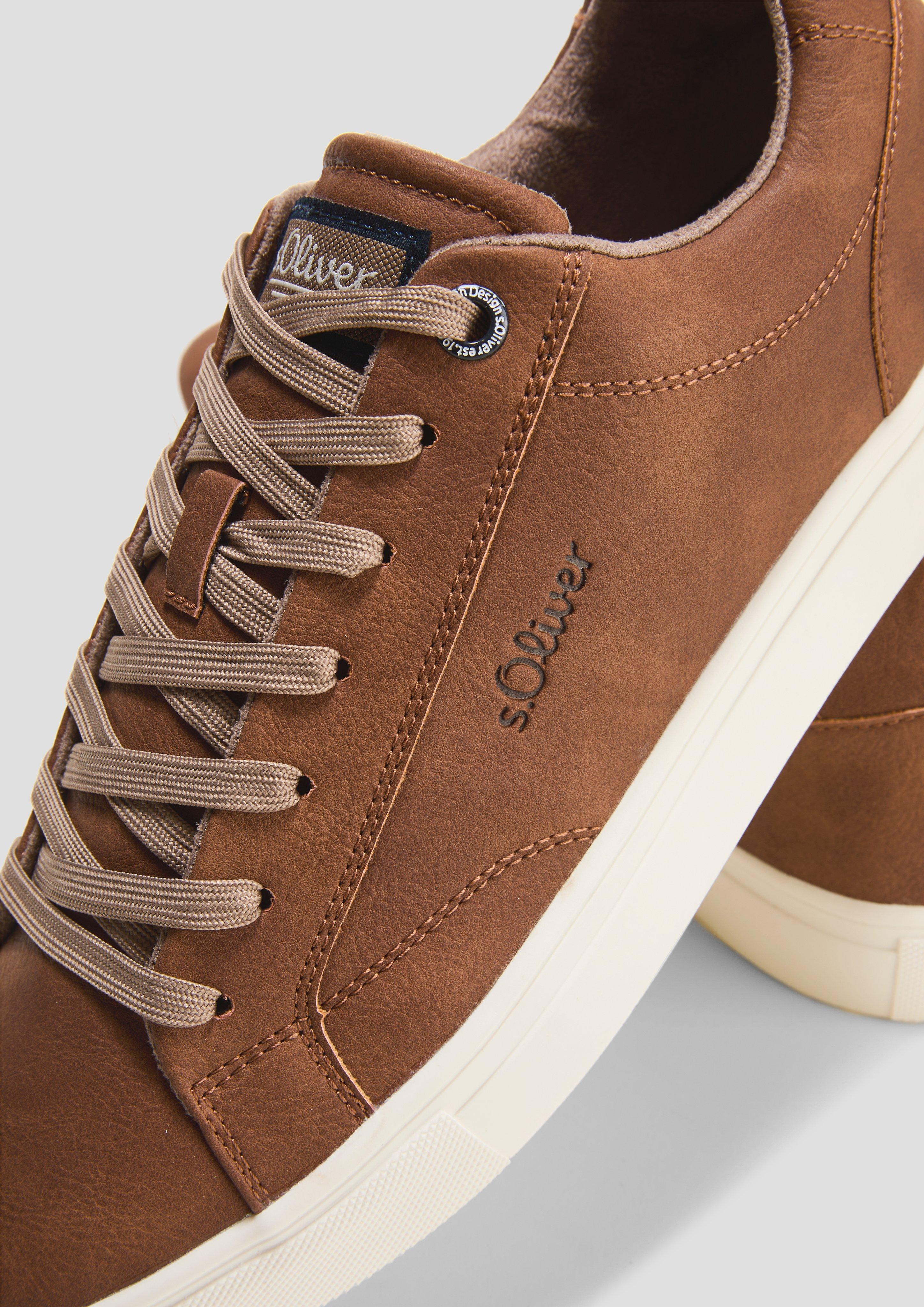 s.Oliver Schnürer in Leder-Optik