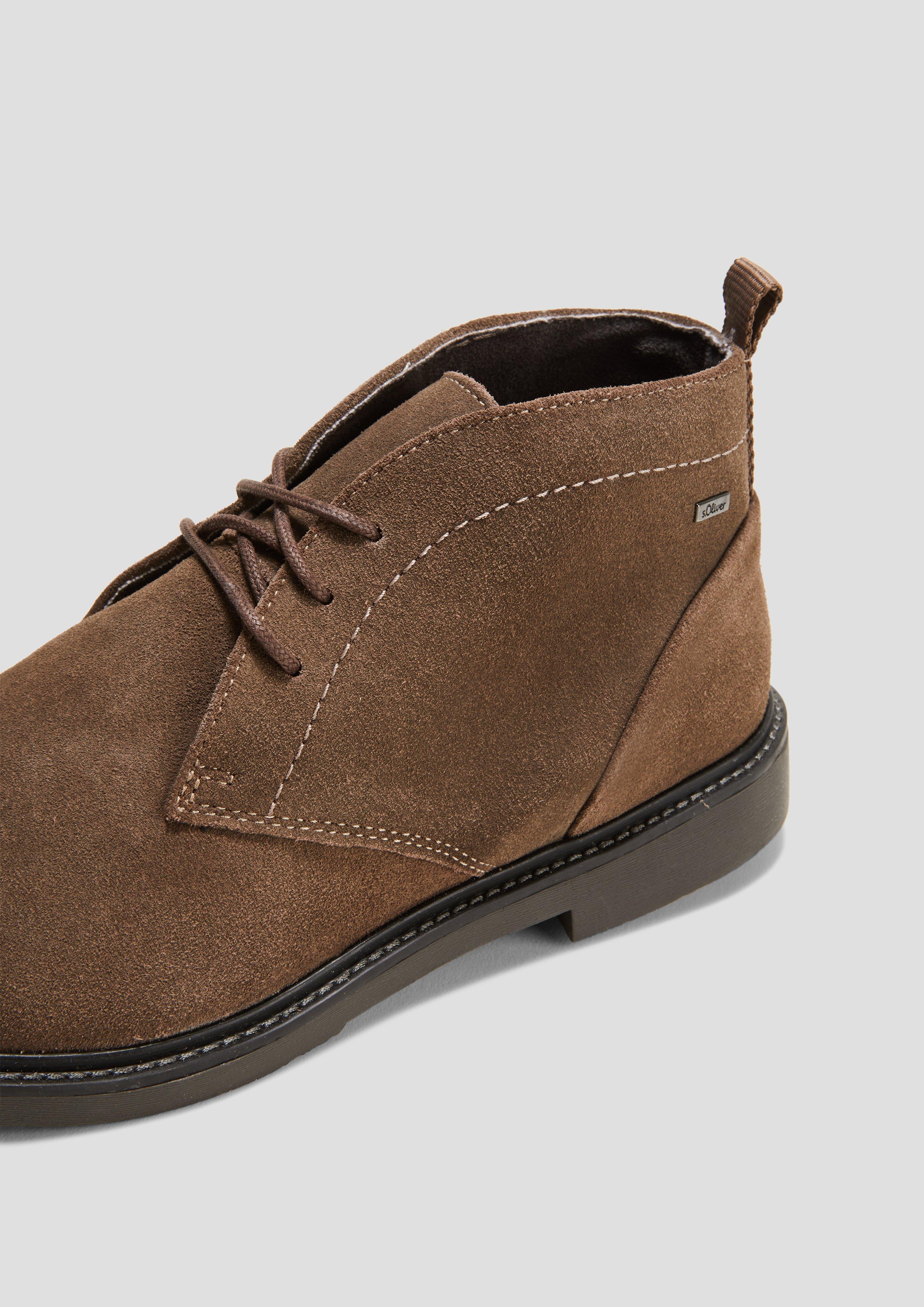 s.Oliver Stiefel aus Rindsleder