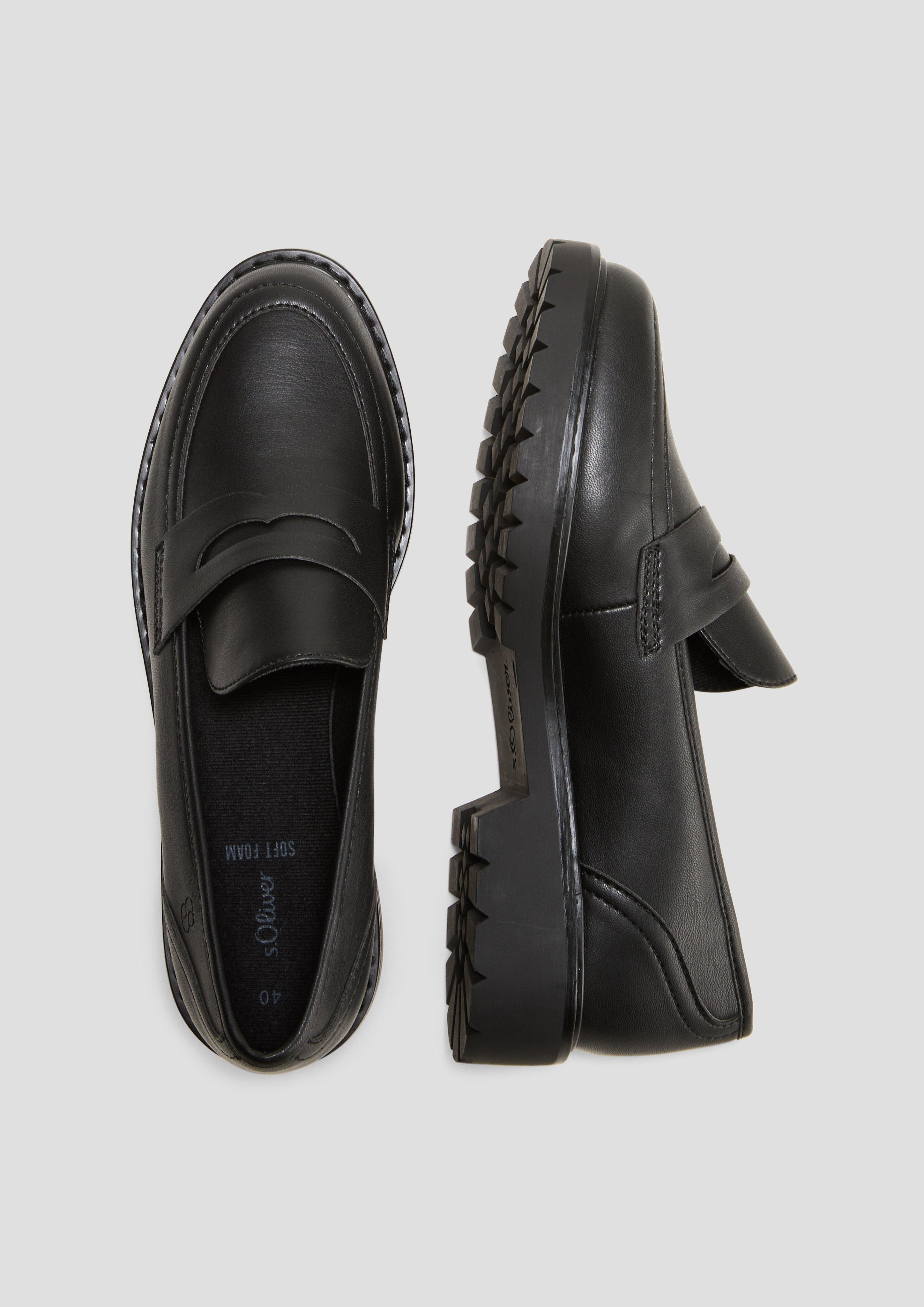 s.Oliver Loafer in Leder-Optik