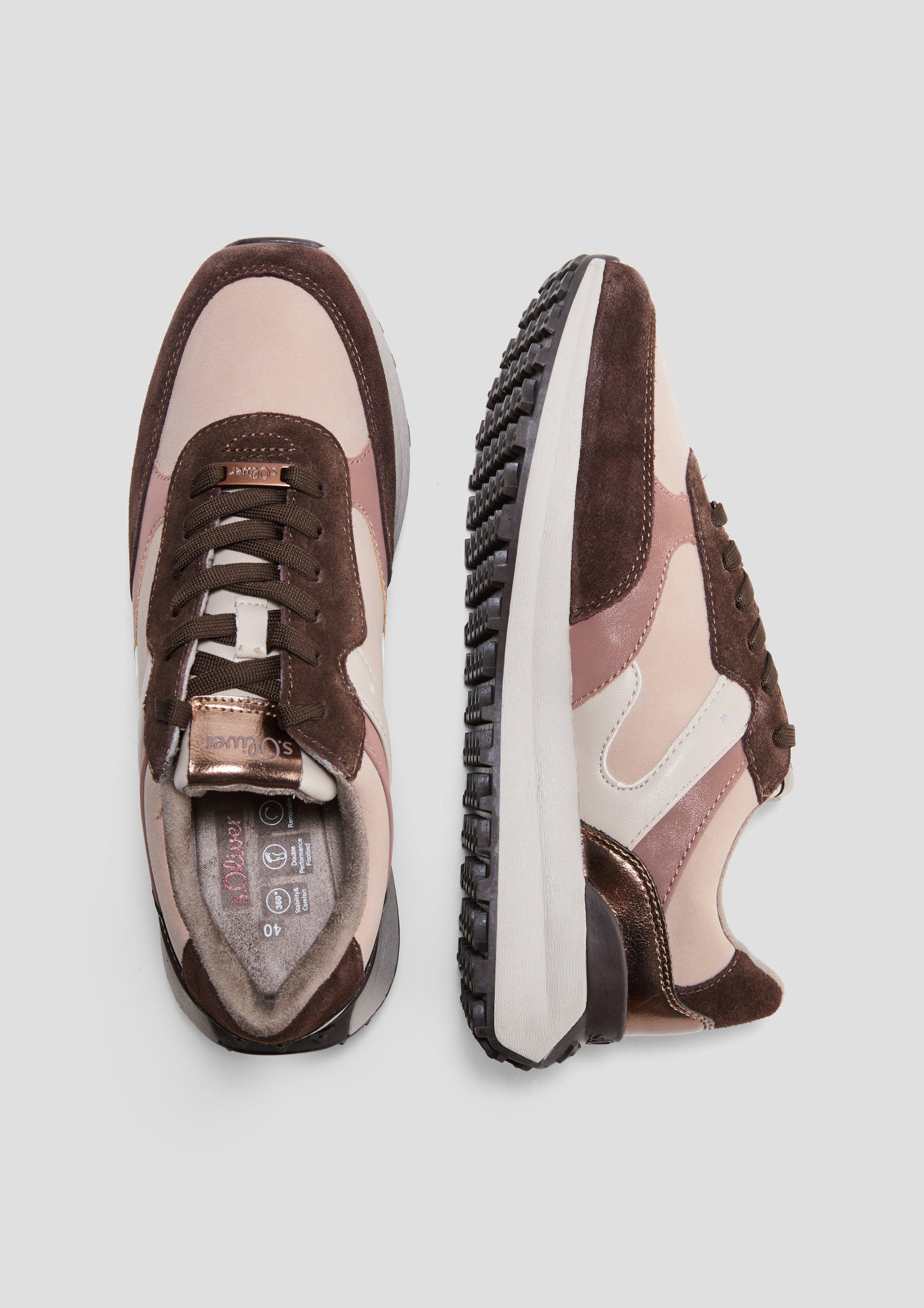 s.Oliver Sneaker mit Kontrast-Details