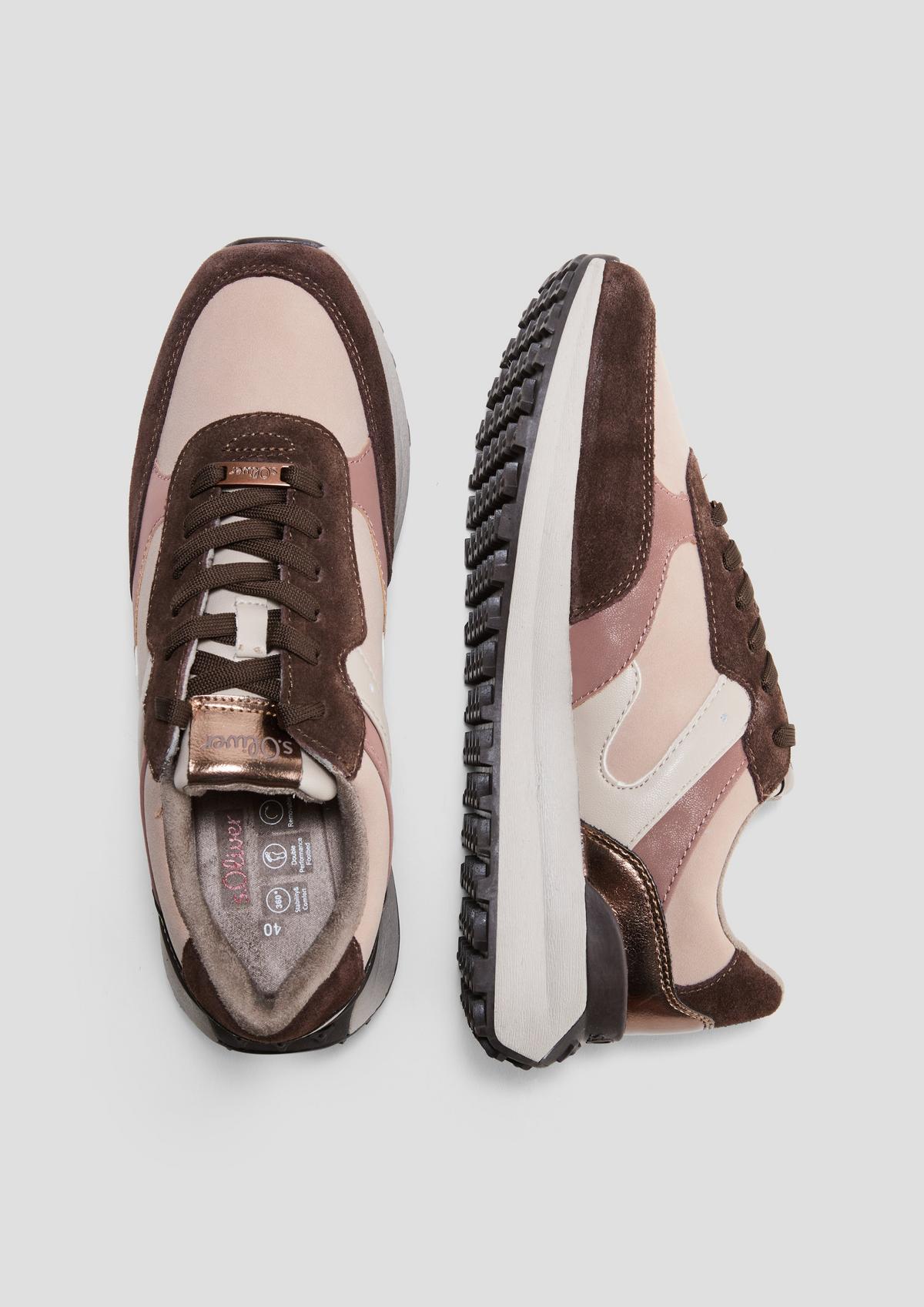 s.Oliver Sneakers met contrastdetails
