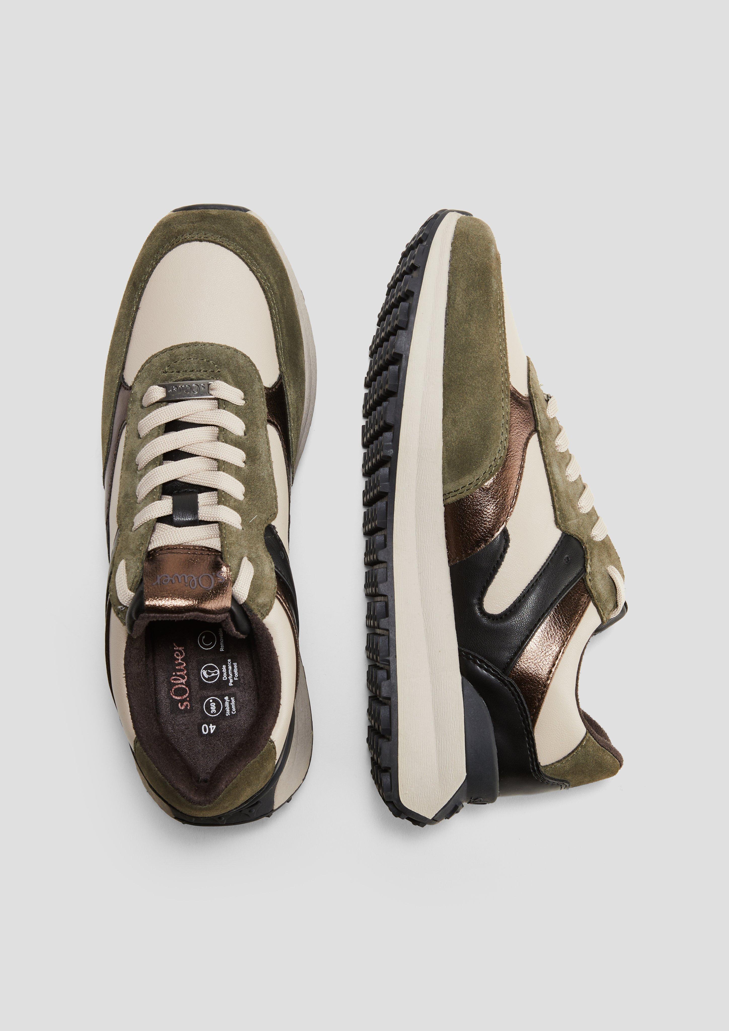 s.Oliver Sneaker mit Kontrast-Details