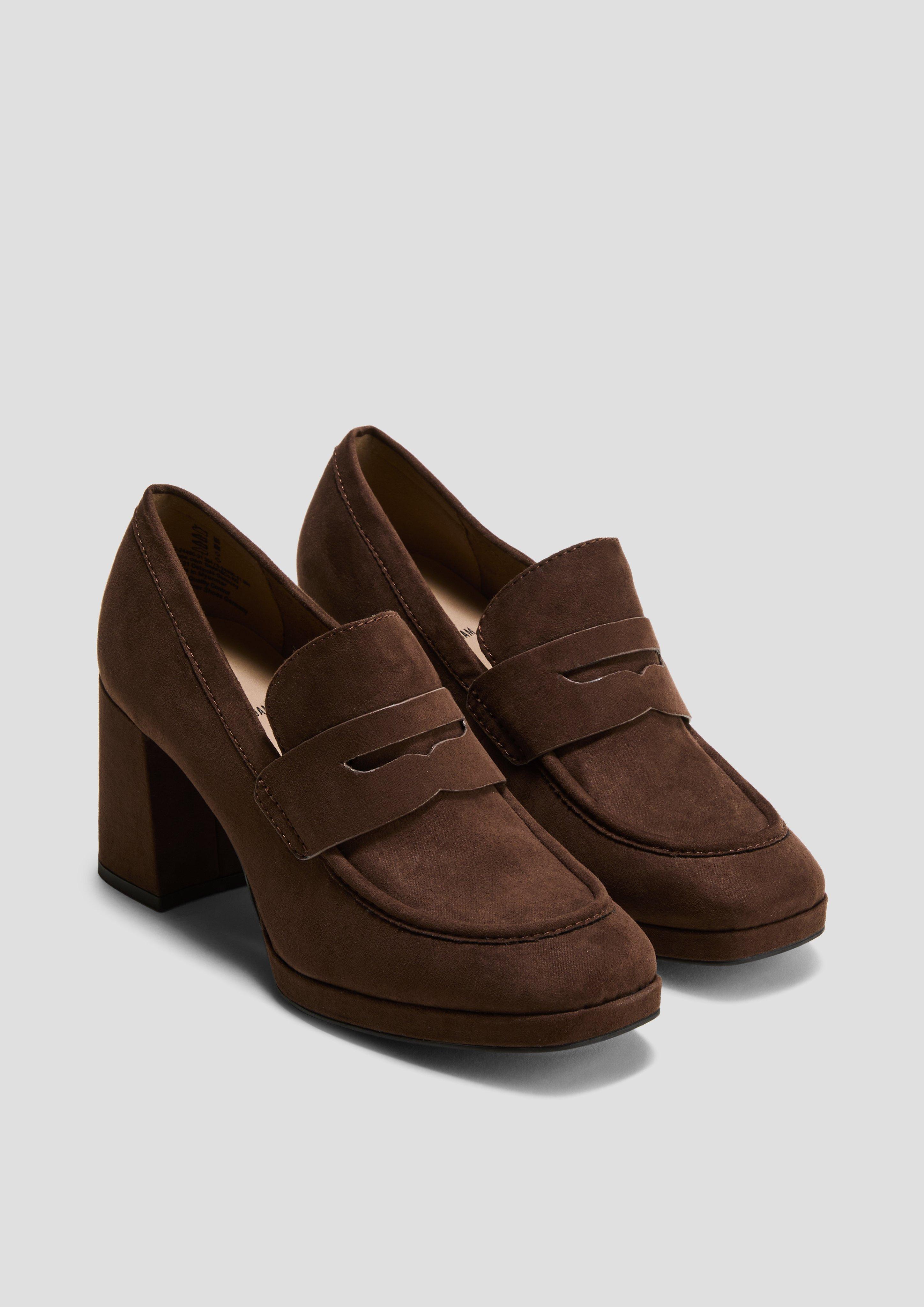 S.Oliver Slipper in Veloursleder-Optik