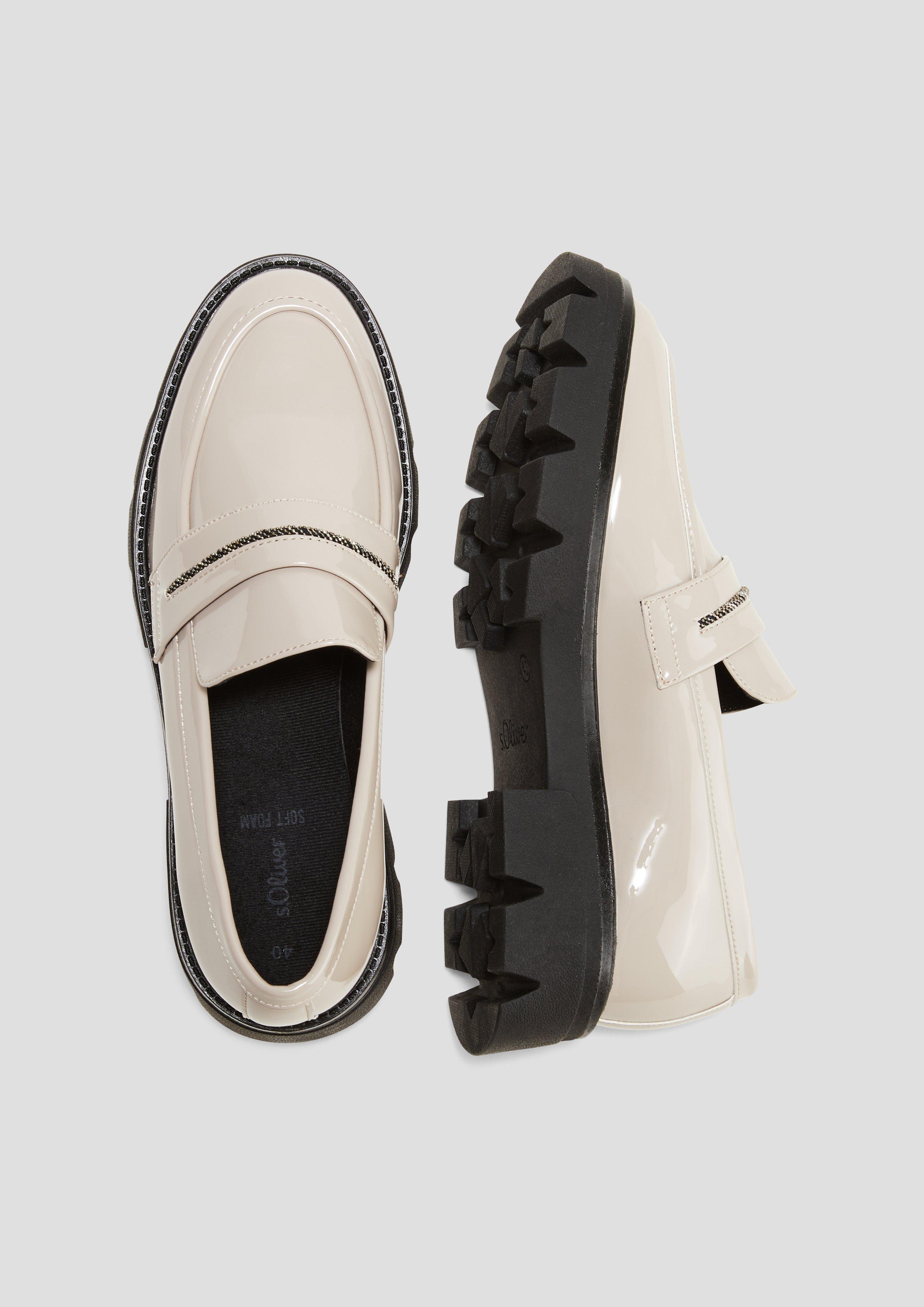 s.Oliver Loafer in Lackleder-Optik