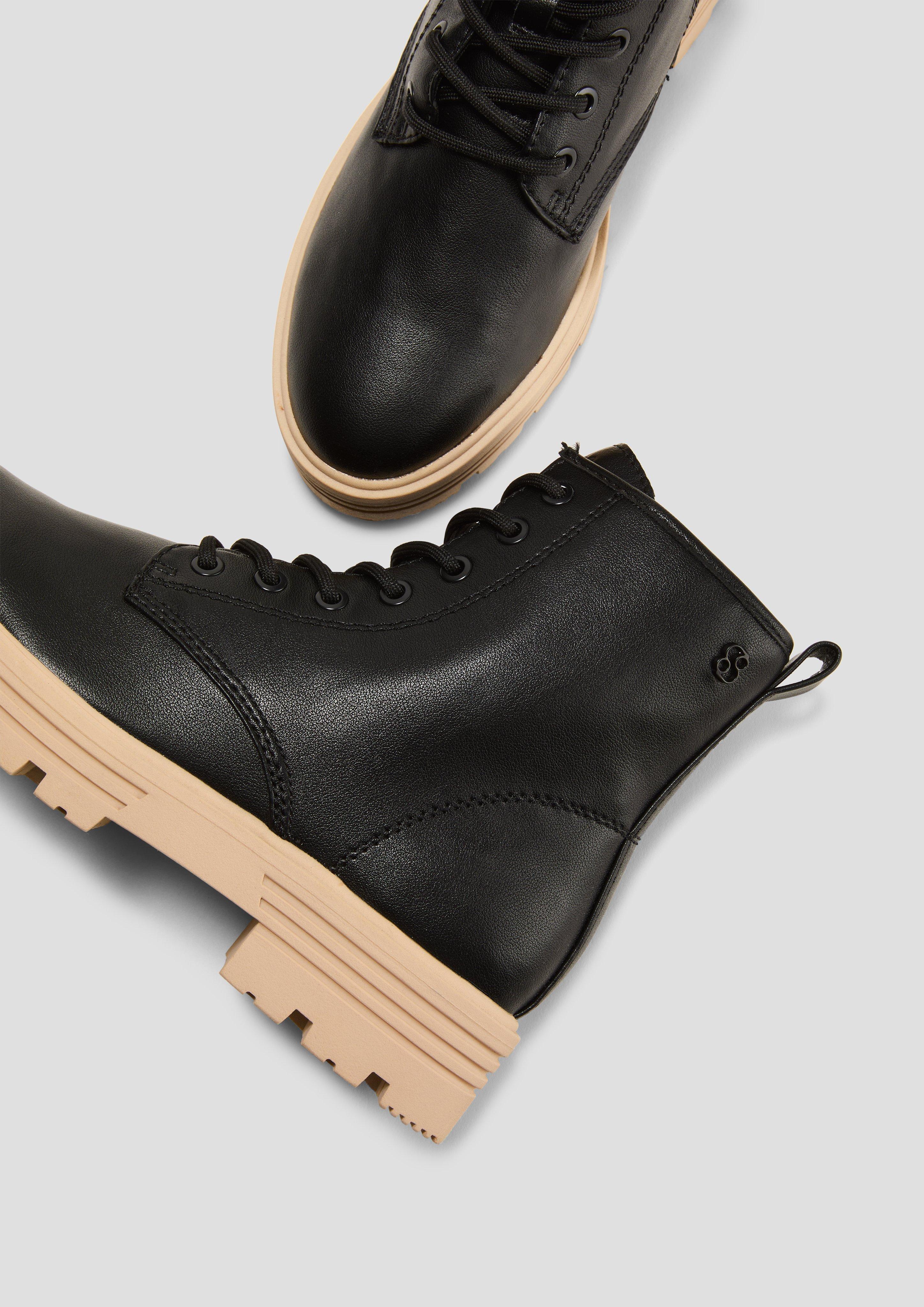 s.Oliver Stiefel mit profilierter Sohle