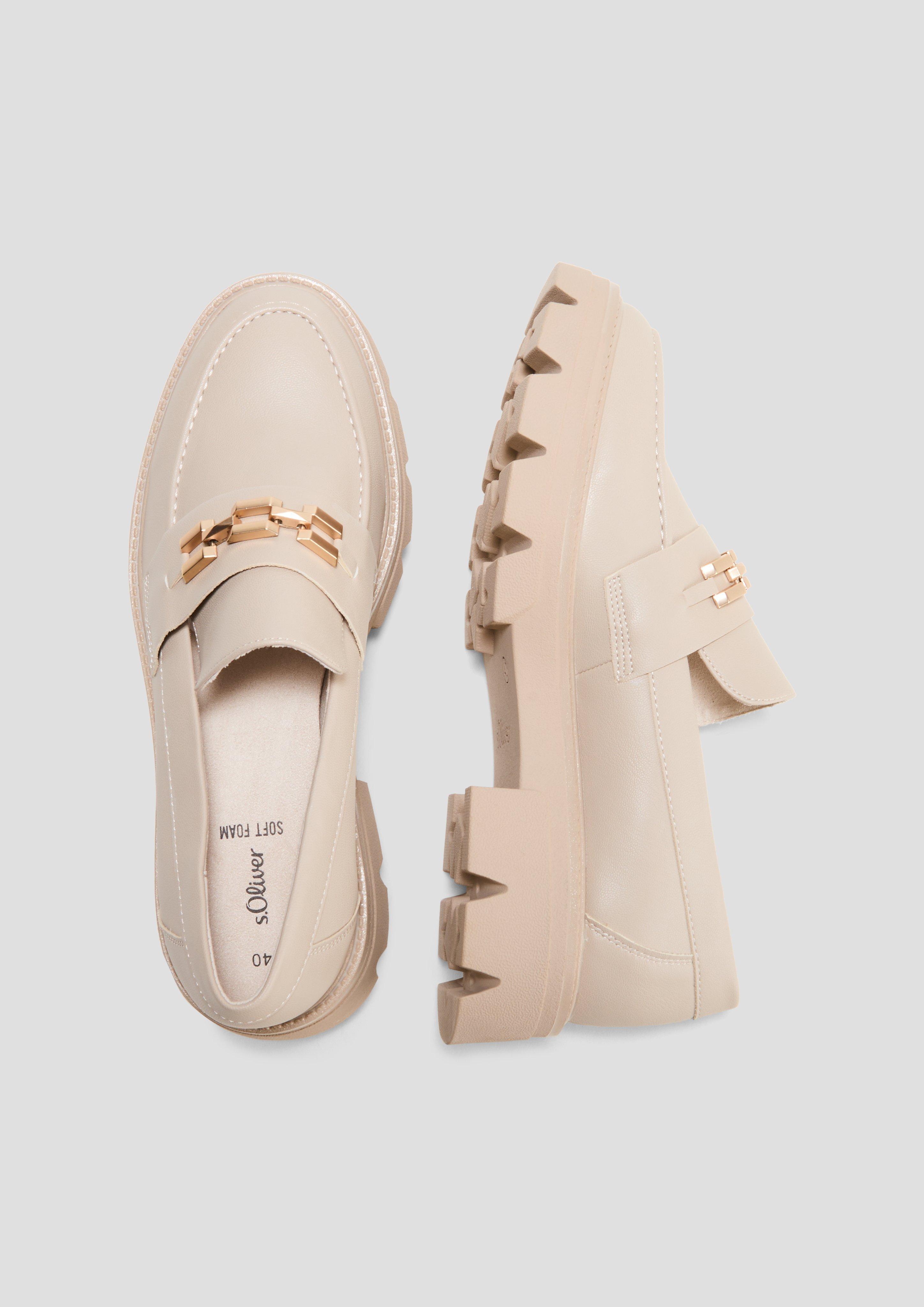 s.Oliver Loafer mit Schmuck-Detail