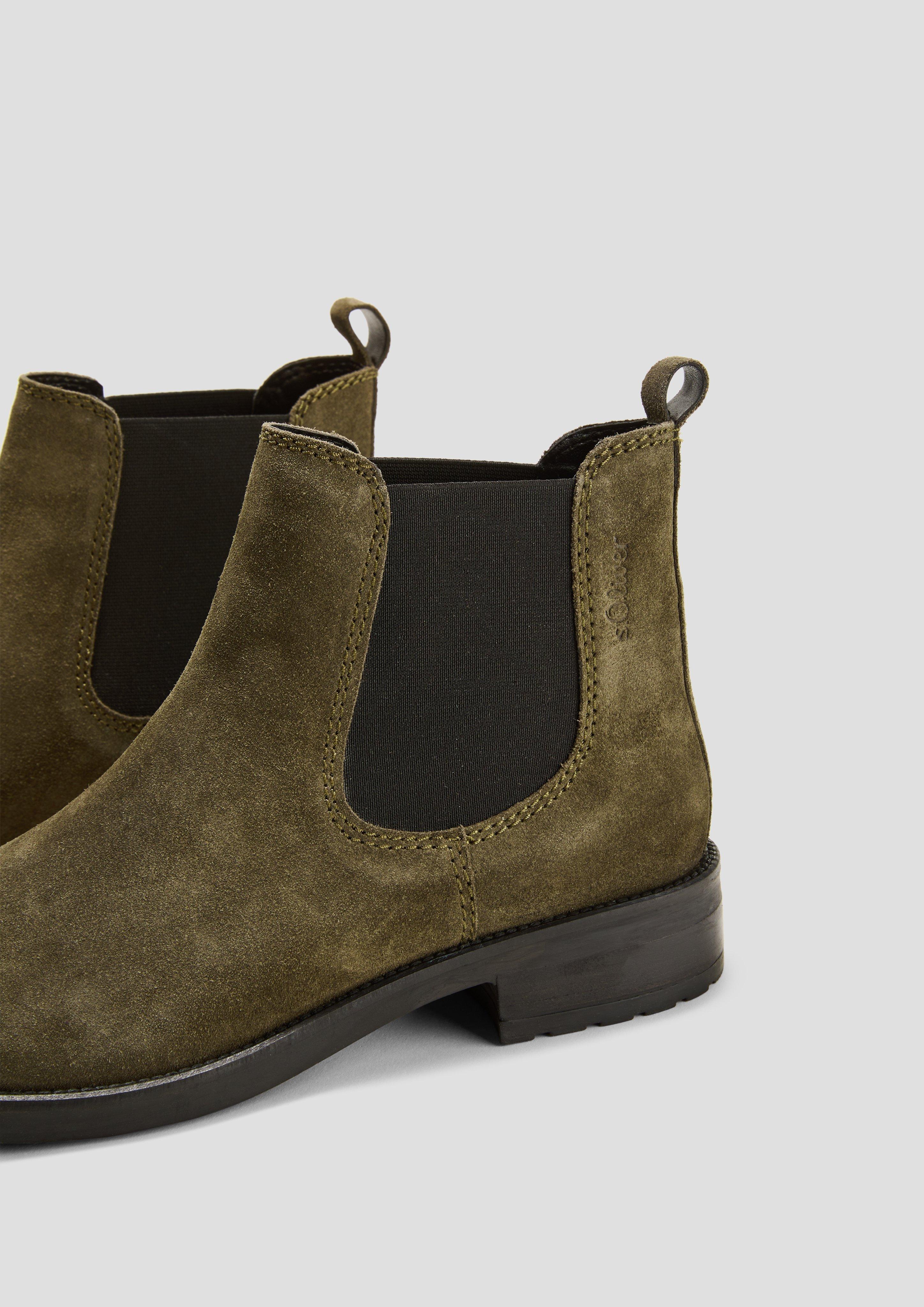 s.Oliver Wildleder Chelsea Boots