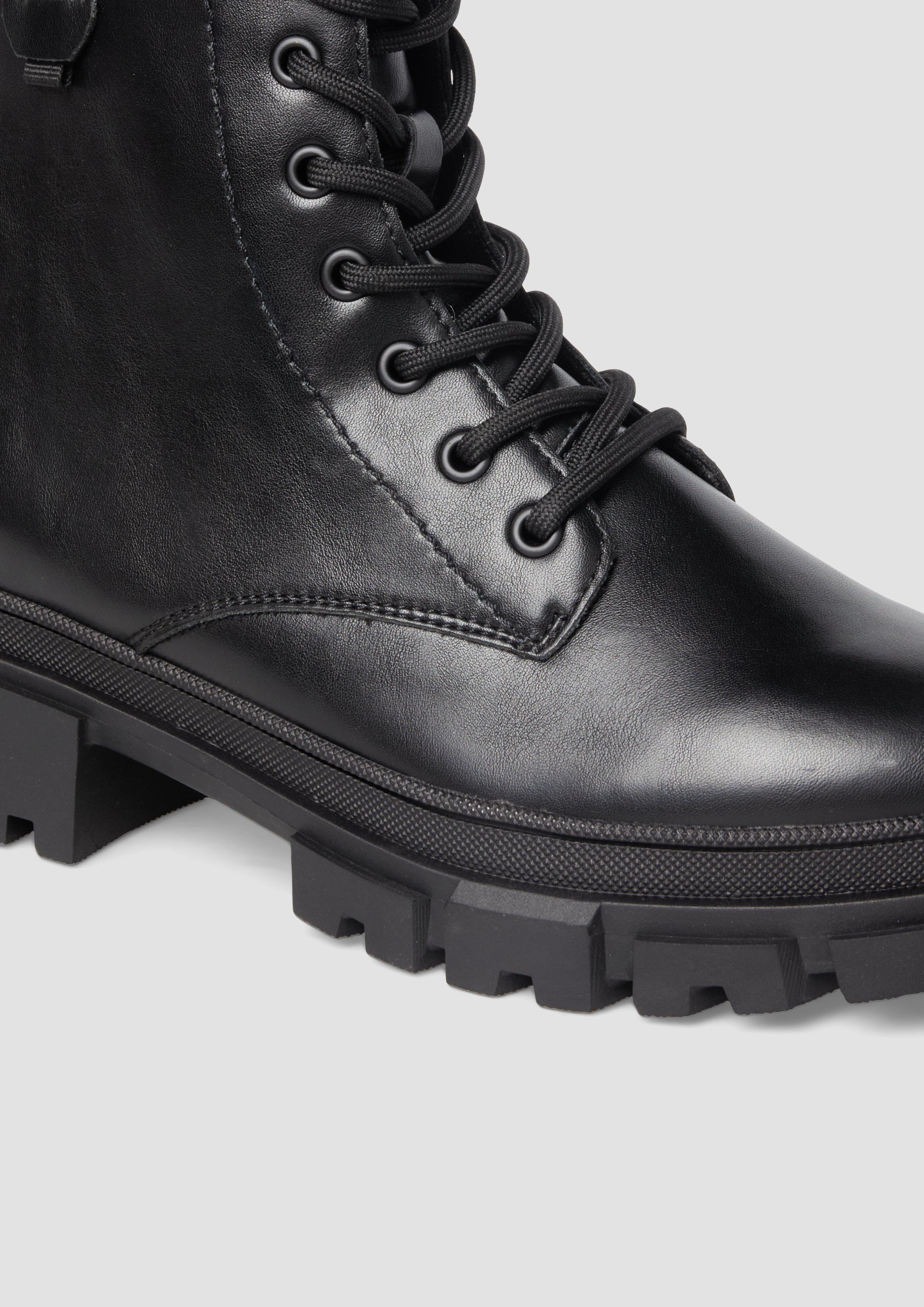 s.Oliver Stiefeletten mit Schnürung und Reißverschluss