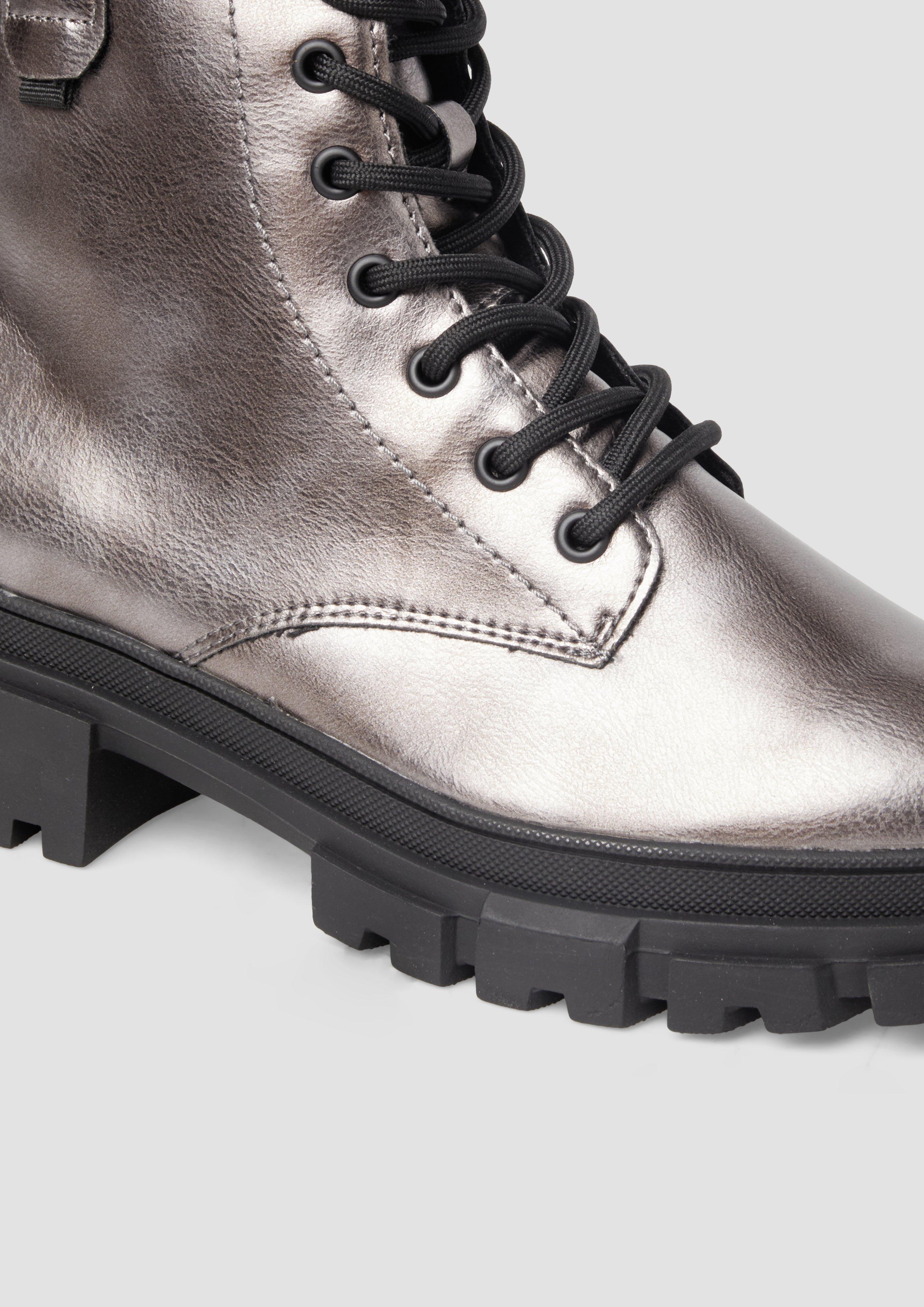 s.Oliver Stiefeletten mit Schnürung und Reißverschluss