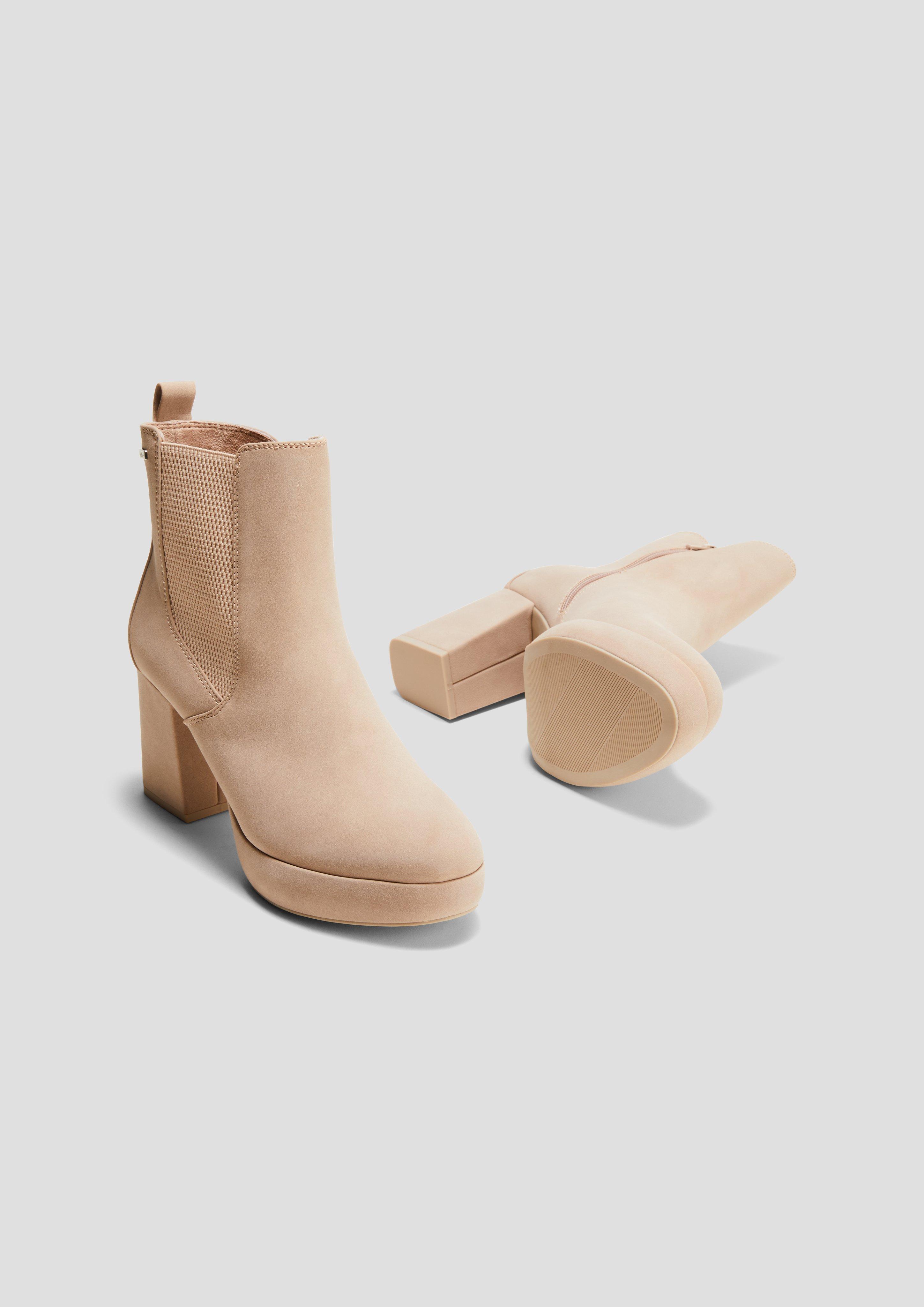 s.Oliver Chelsea Boots mit Blockabsatz