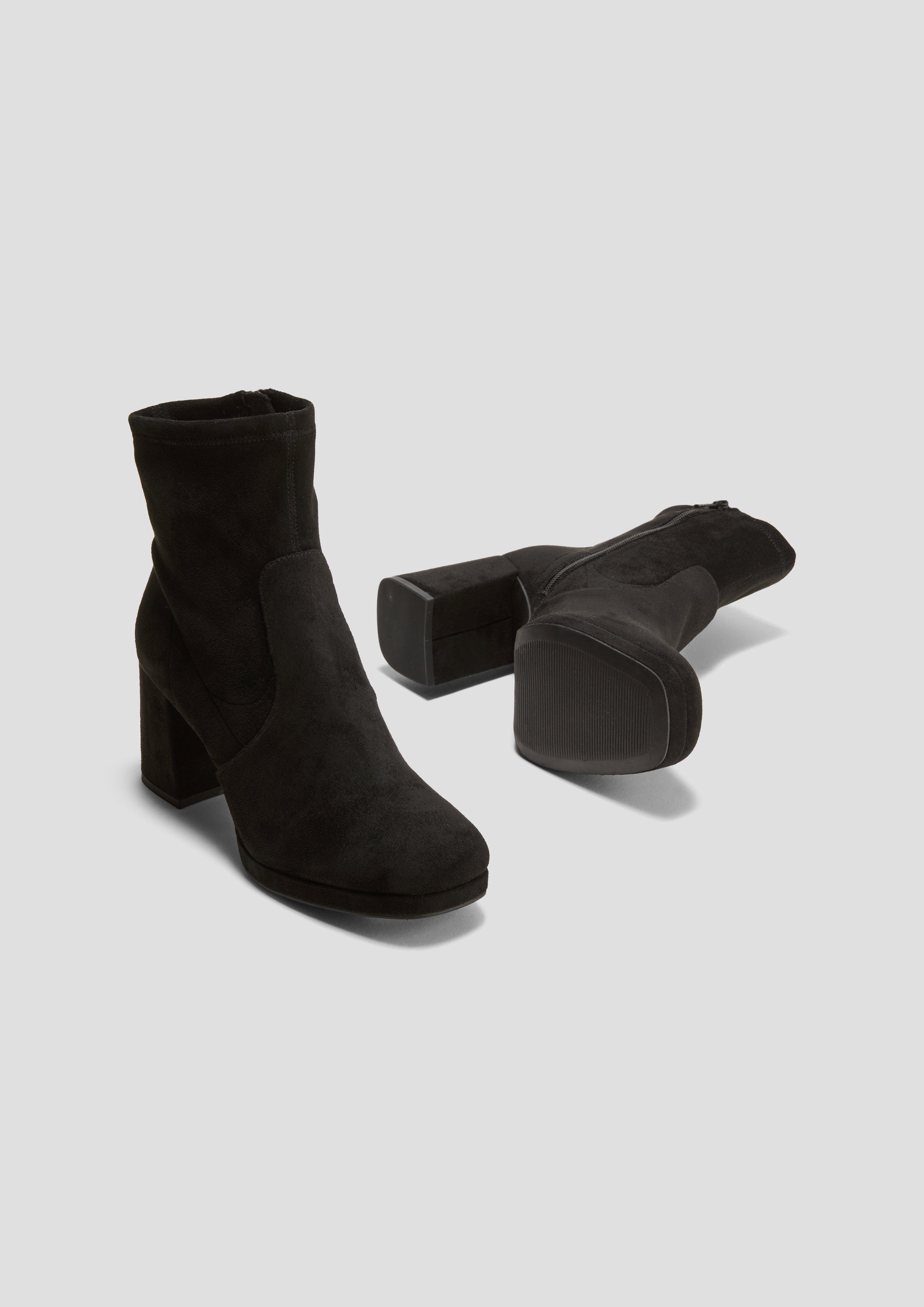 s.Oliver Stiefel mit Blockabsatz