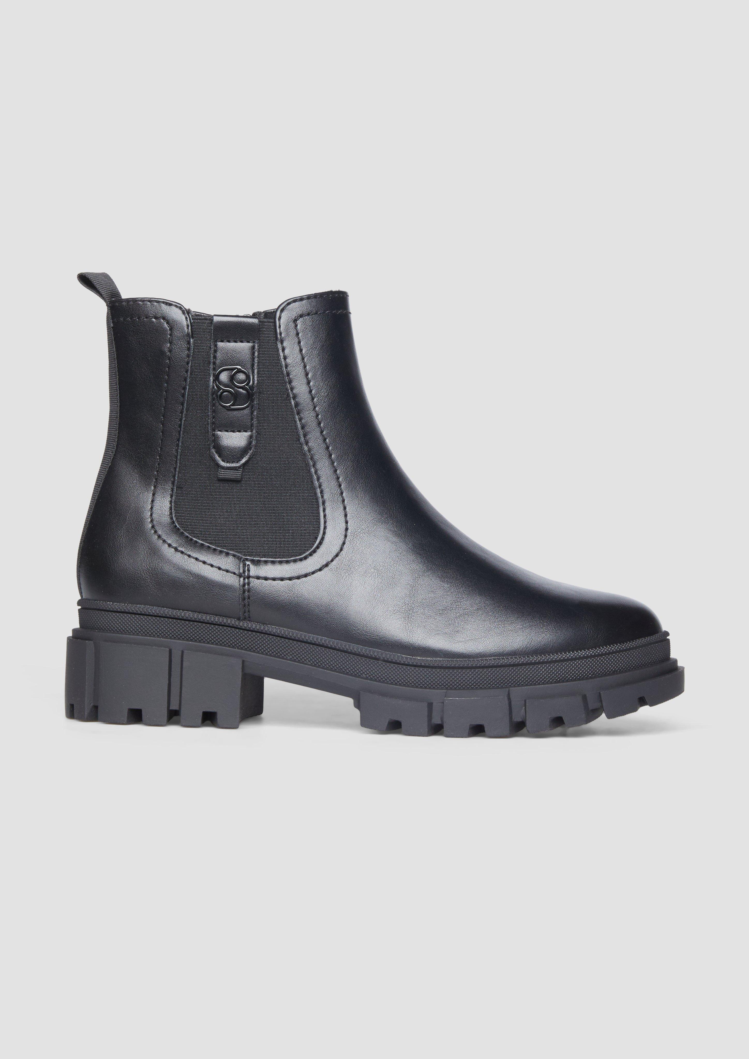 S.Oliver Chelsea Boots mit Logo-Detail