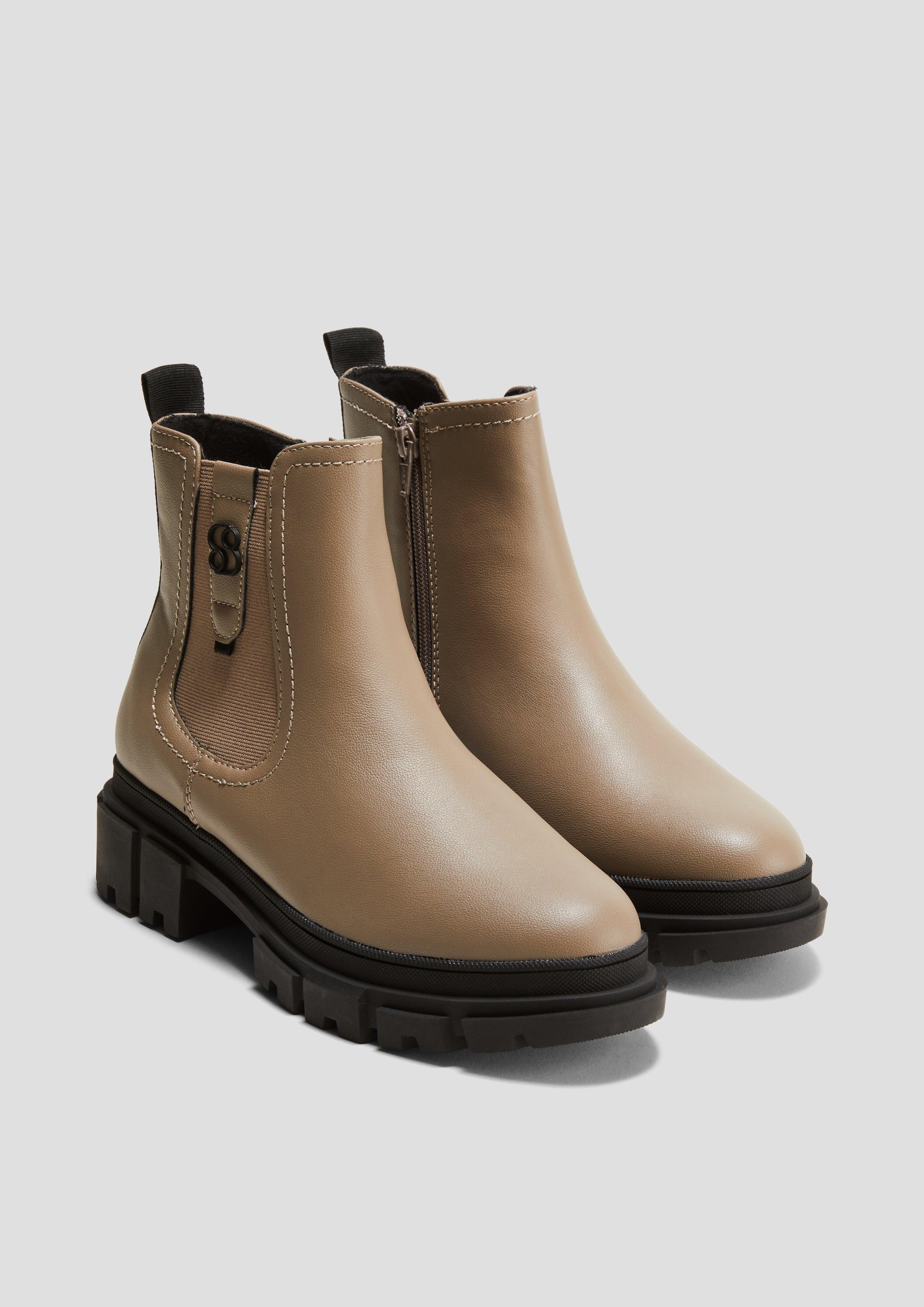 S.Oliver Chelsea Boots mit Logo-Detail