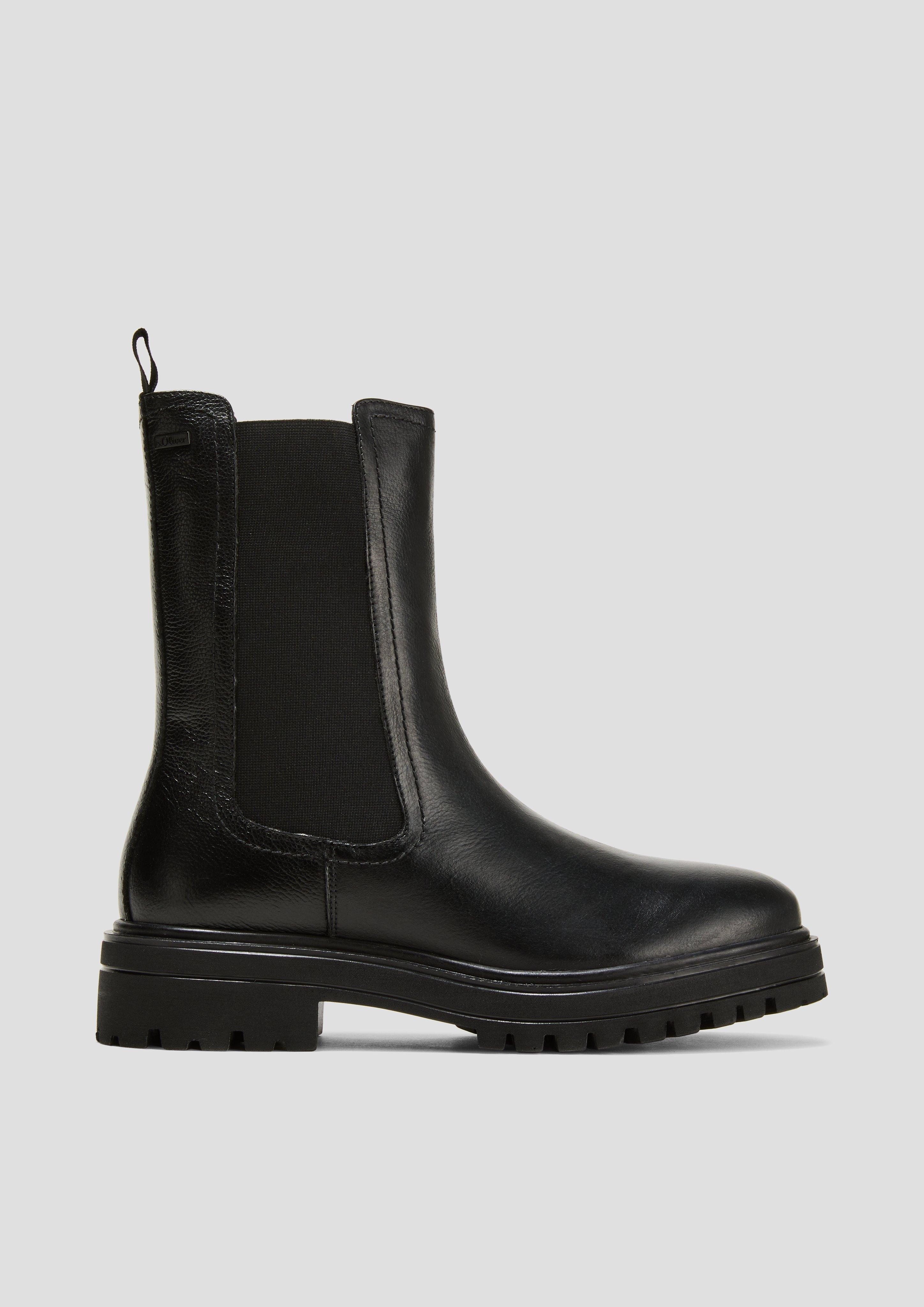 S.Oliver Chelsea Boots aus Glattleder