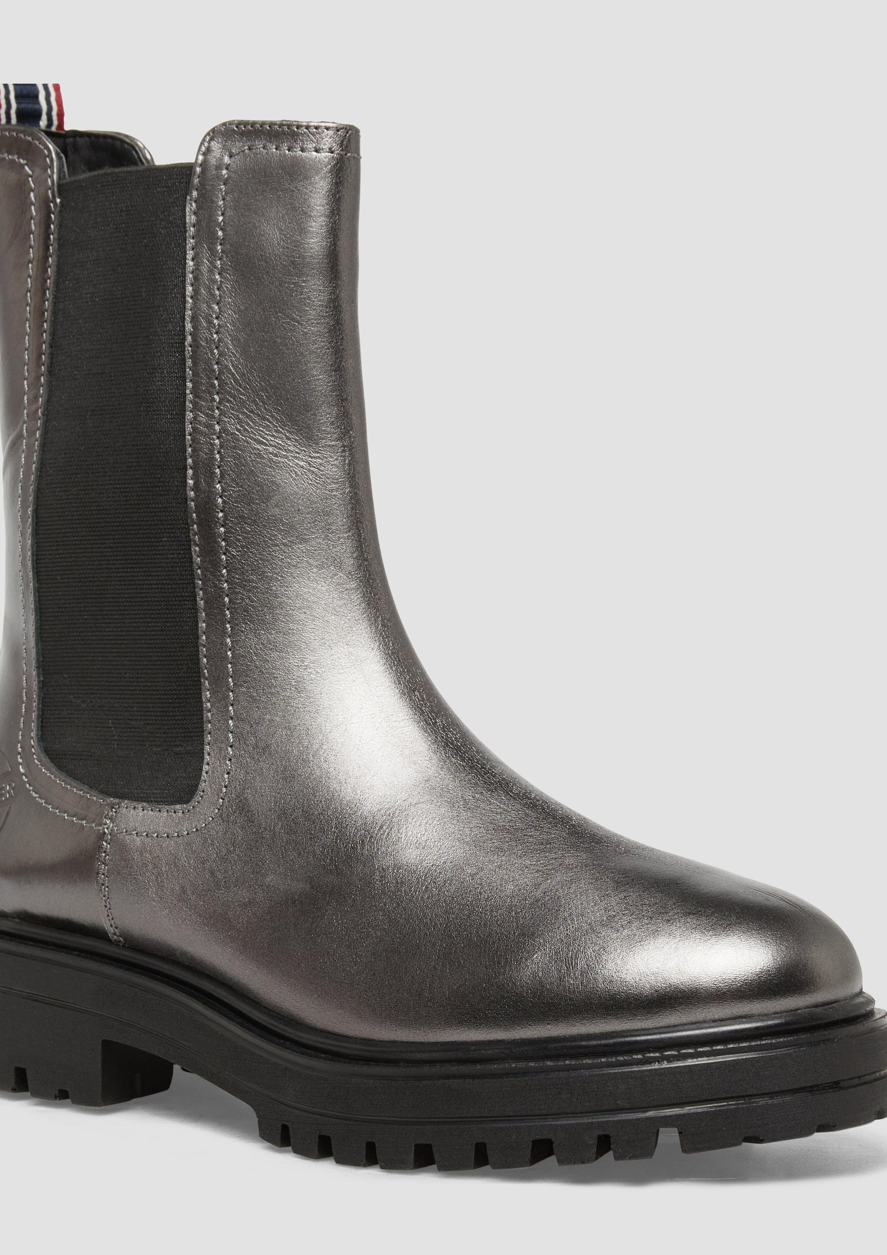 s.Oliver Chelsea Boots aus Glattleder