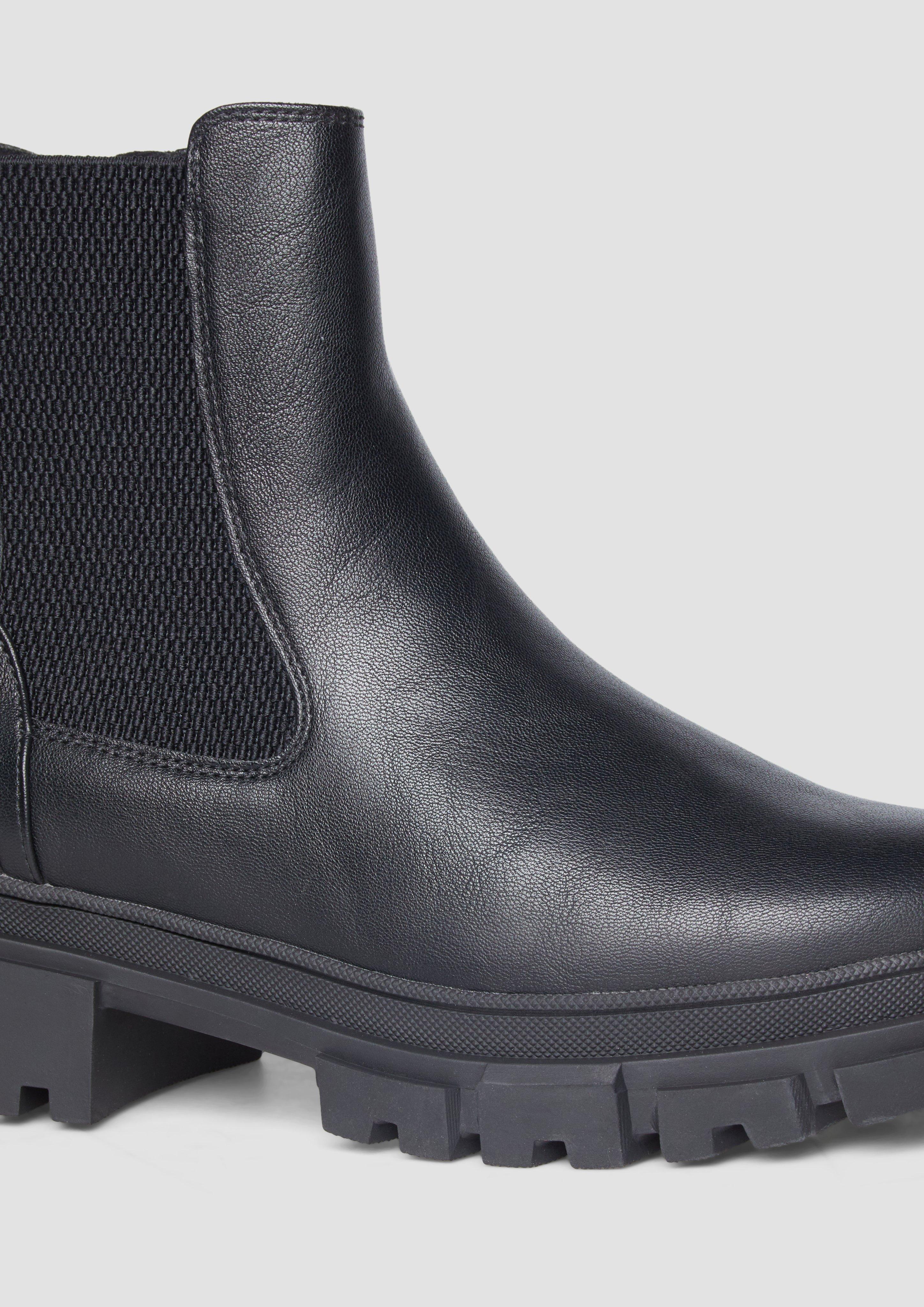 s.Oliver Chelsea Boots mit Kontrast-Detail