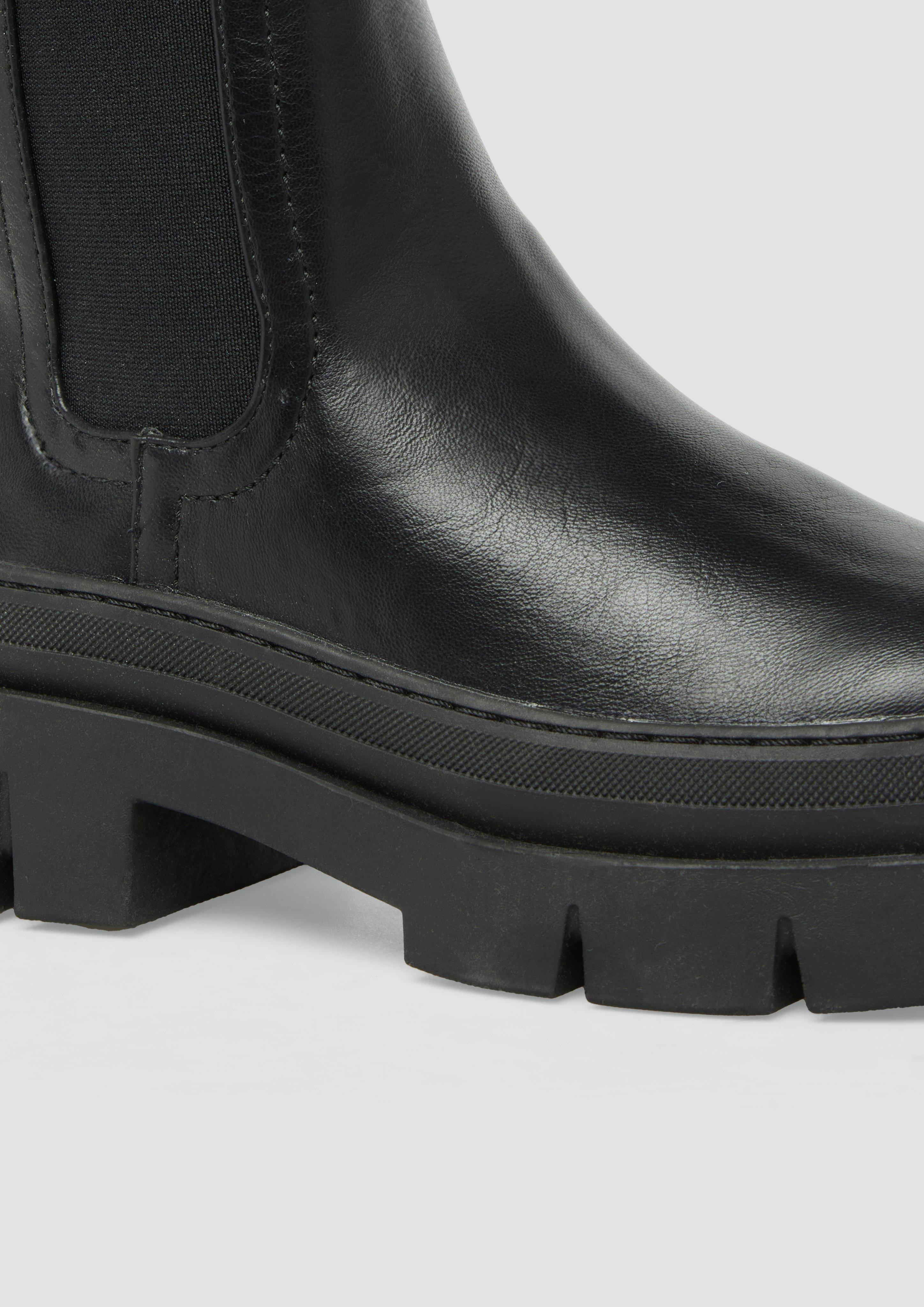 s.Oliver Stiefel in Leder-Optik