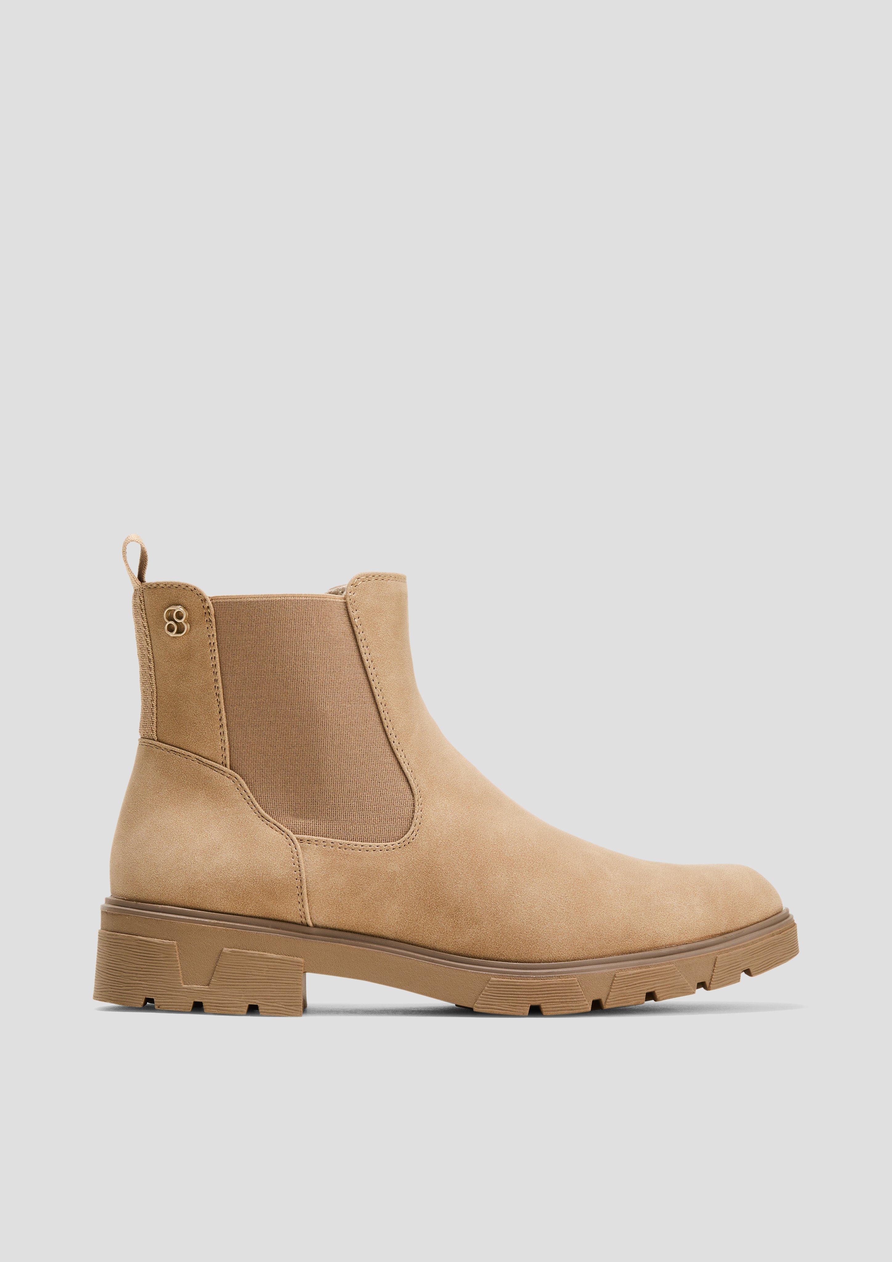 S.Oliver Chelsea-Boots aus Kunstleder