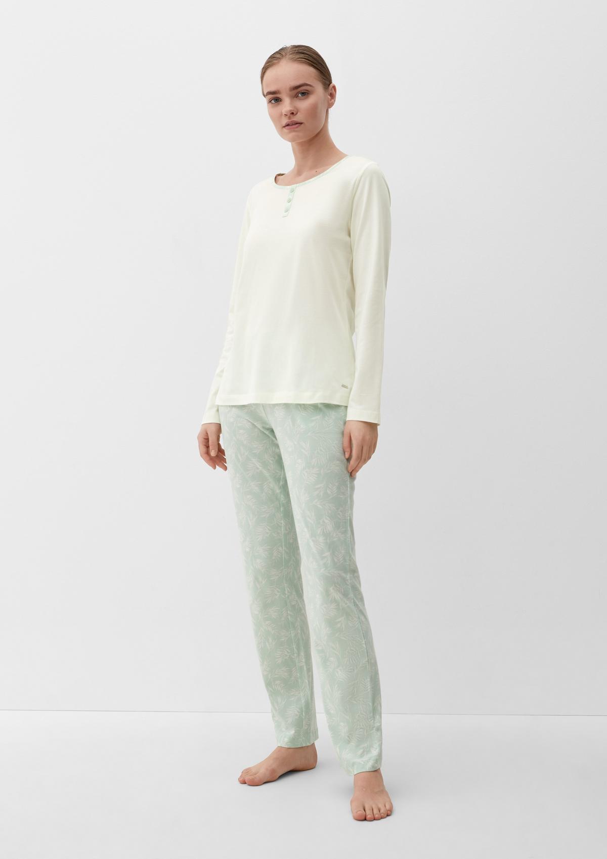 s.Oliver Langes Pyjama-Shirt