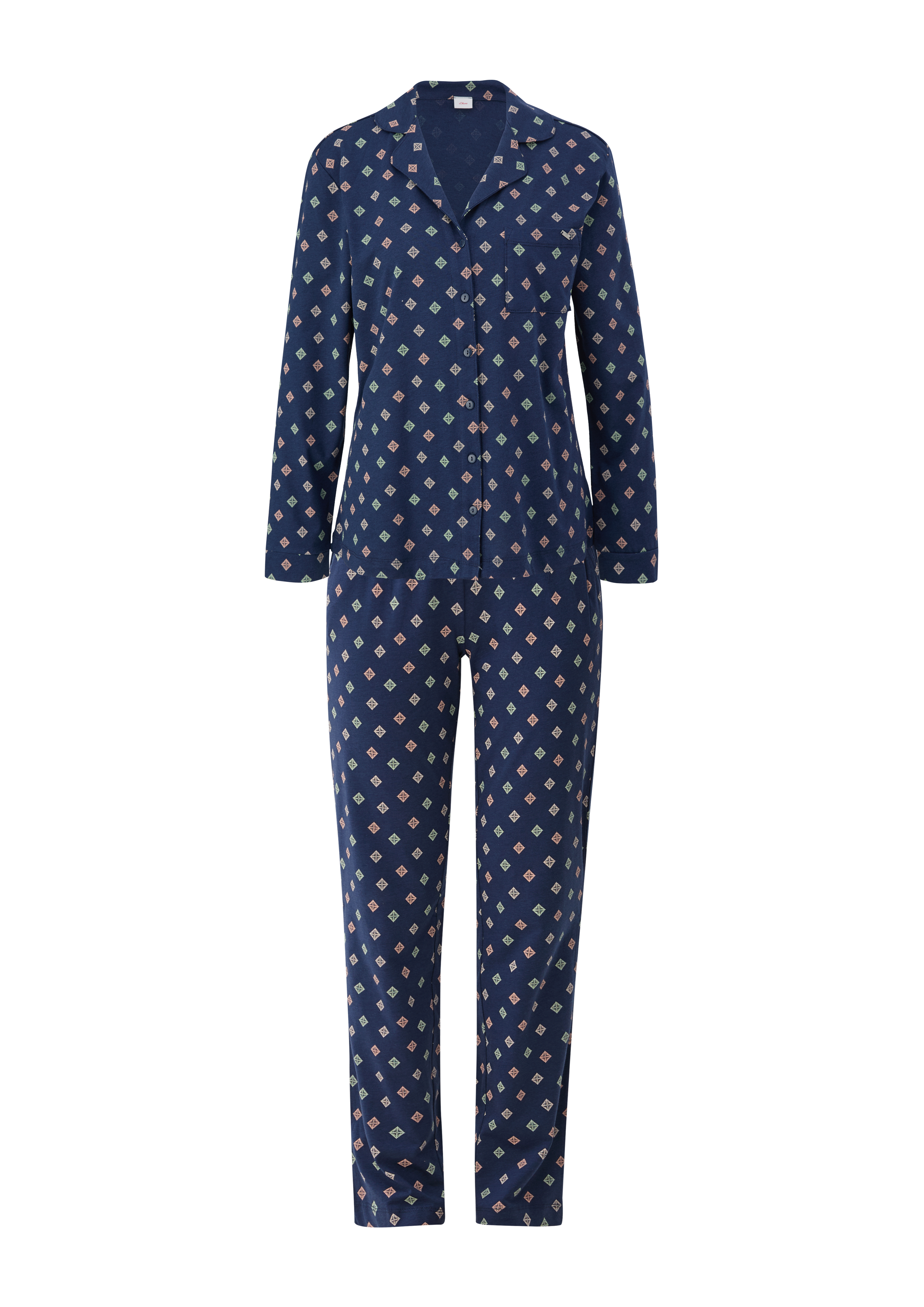 Pyjama van een katoenmix