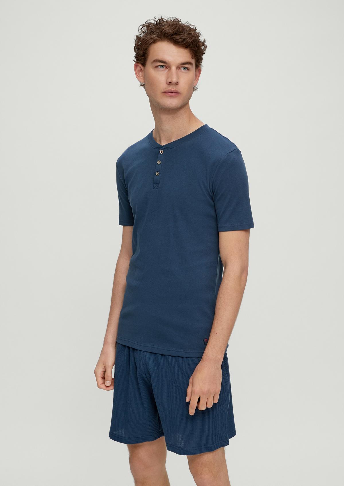 s.Oliver Pyjama-shirt met knoopsluiting