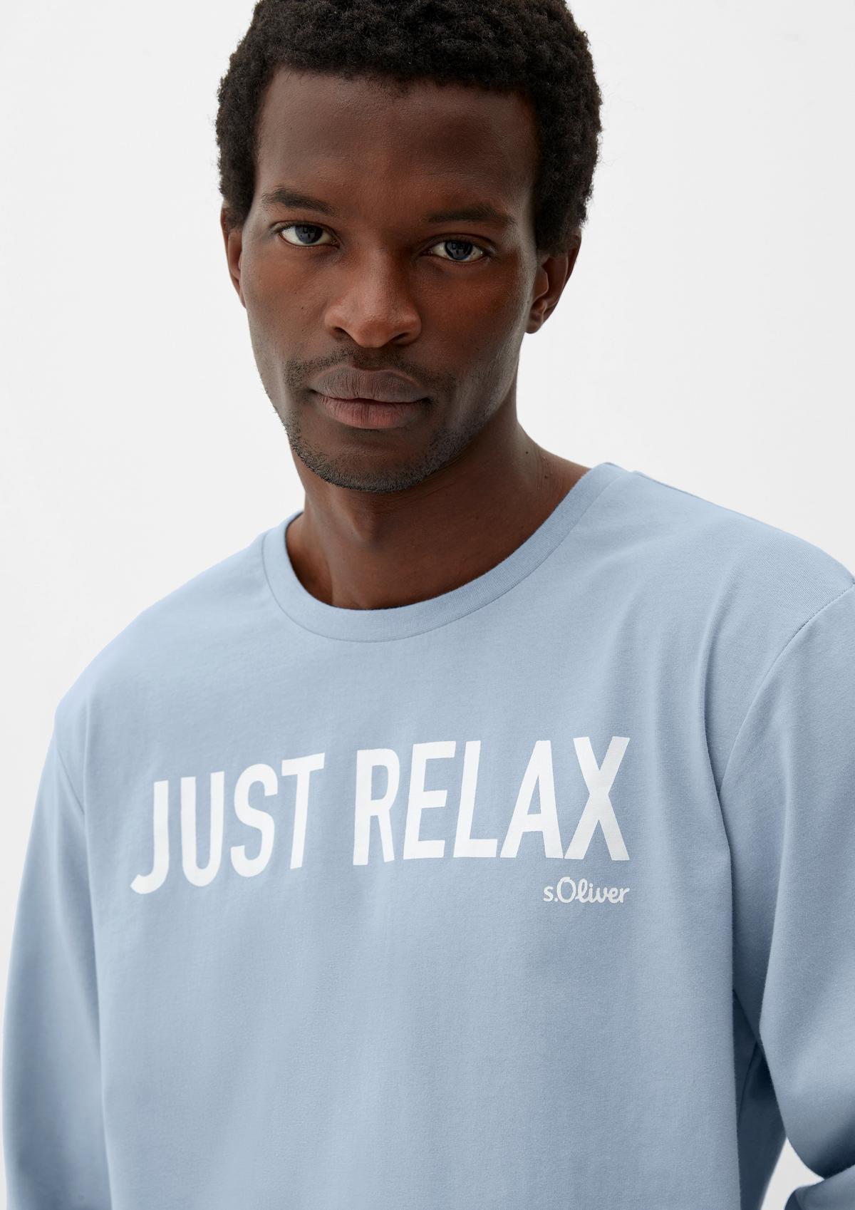 s.Oliver T-shirt de pyjama à inscription imprimée