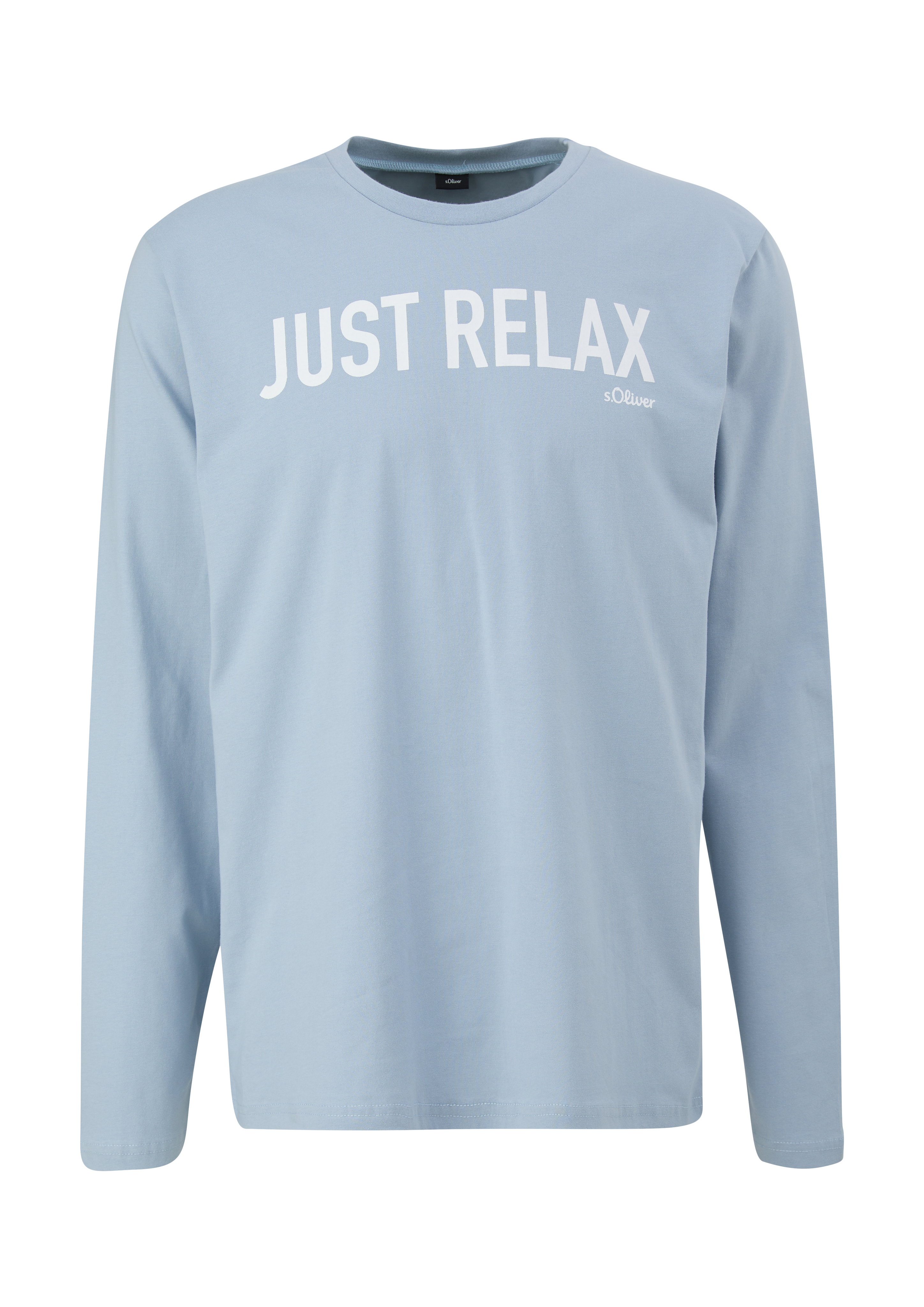 s.Oliver Pyjama-Shirt mit Schriftprint