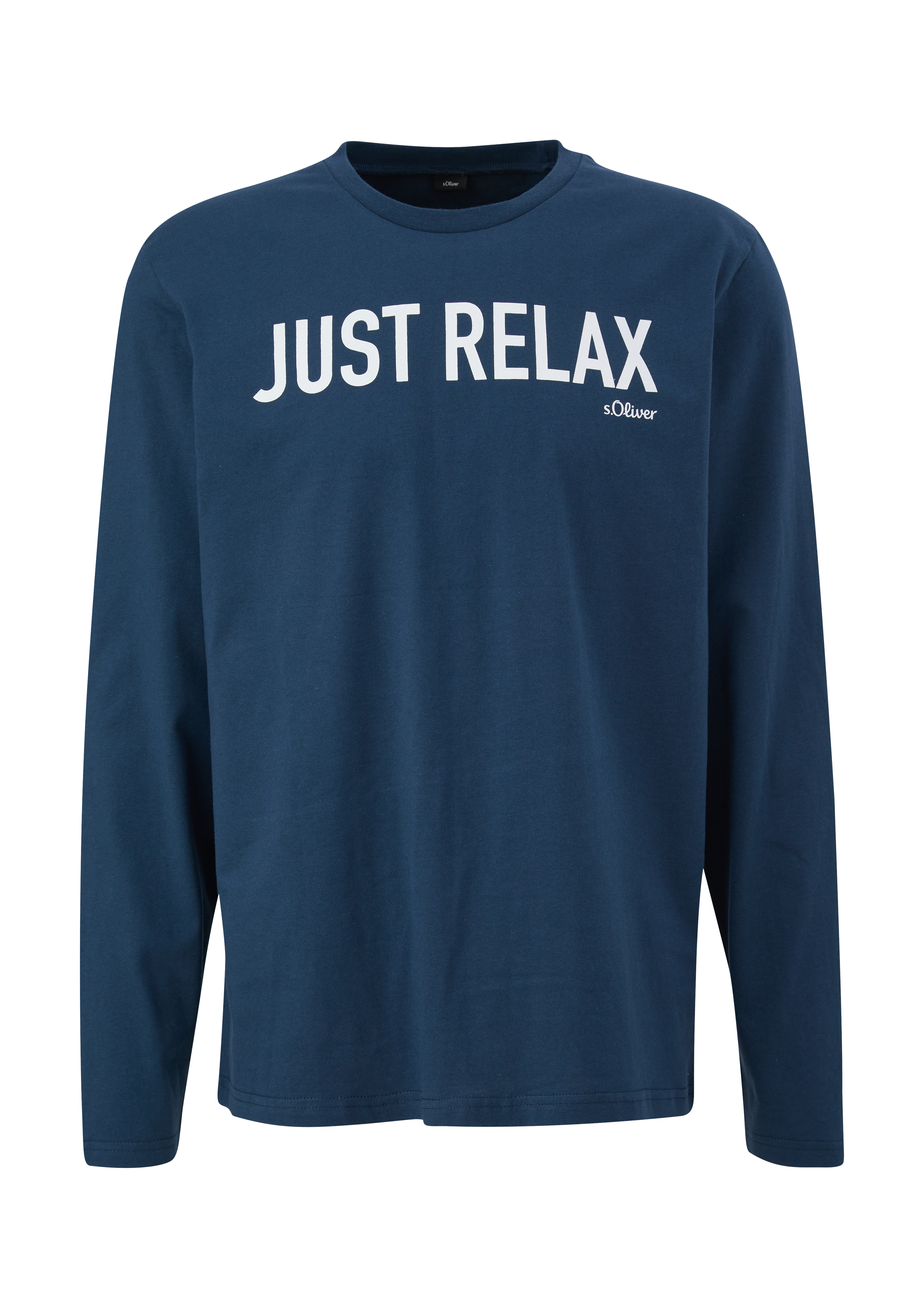 s.Oliver Pyjama-Shirt mit Schriftprint