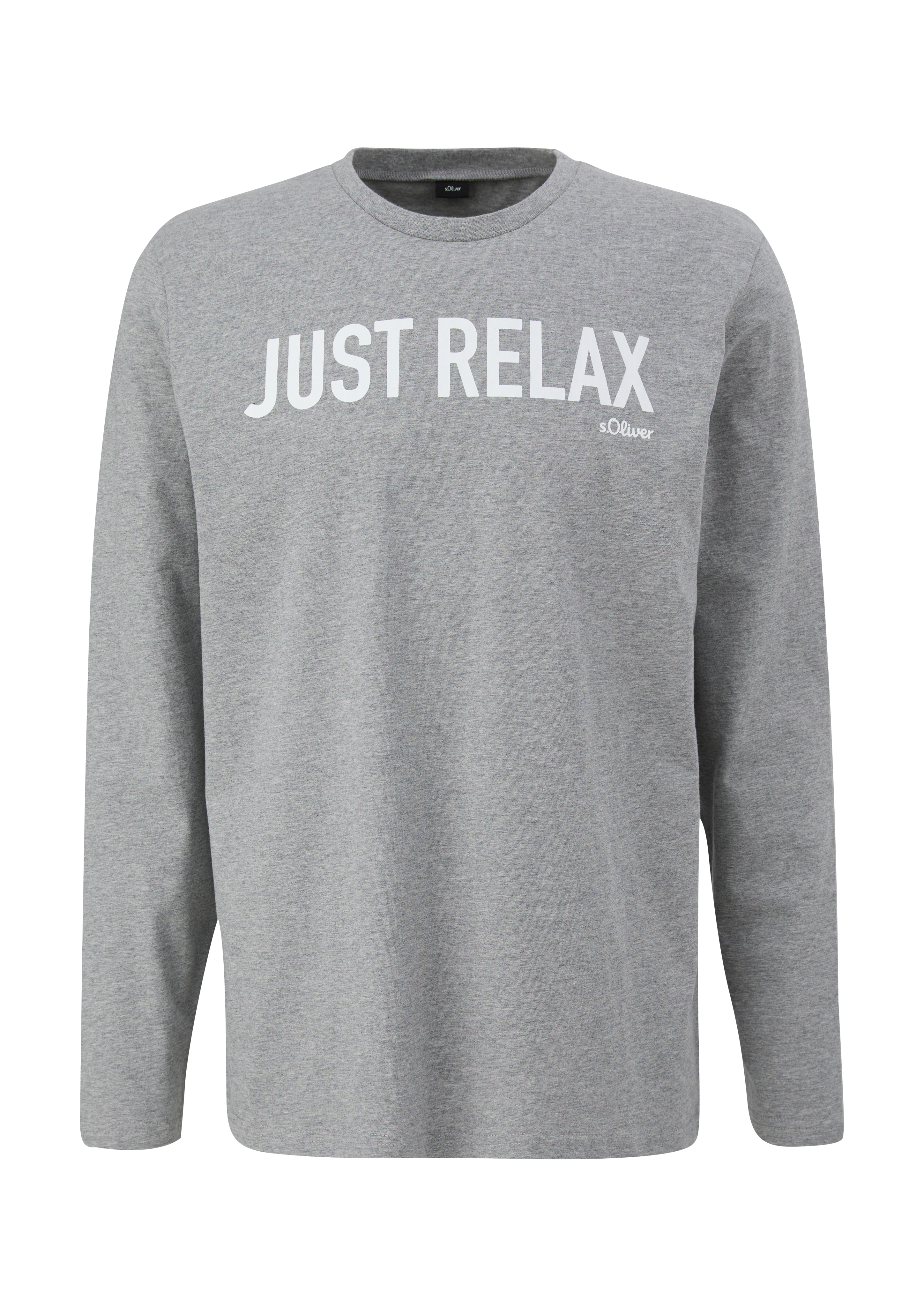 Pyjamashirt met tekstprint