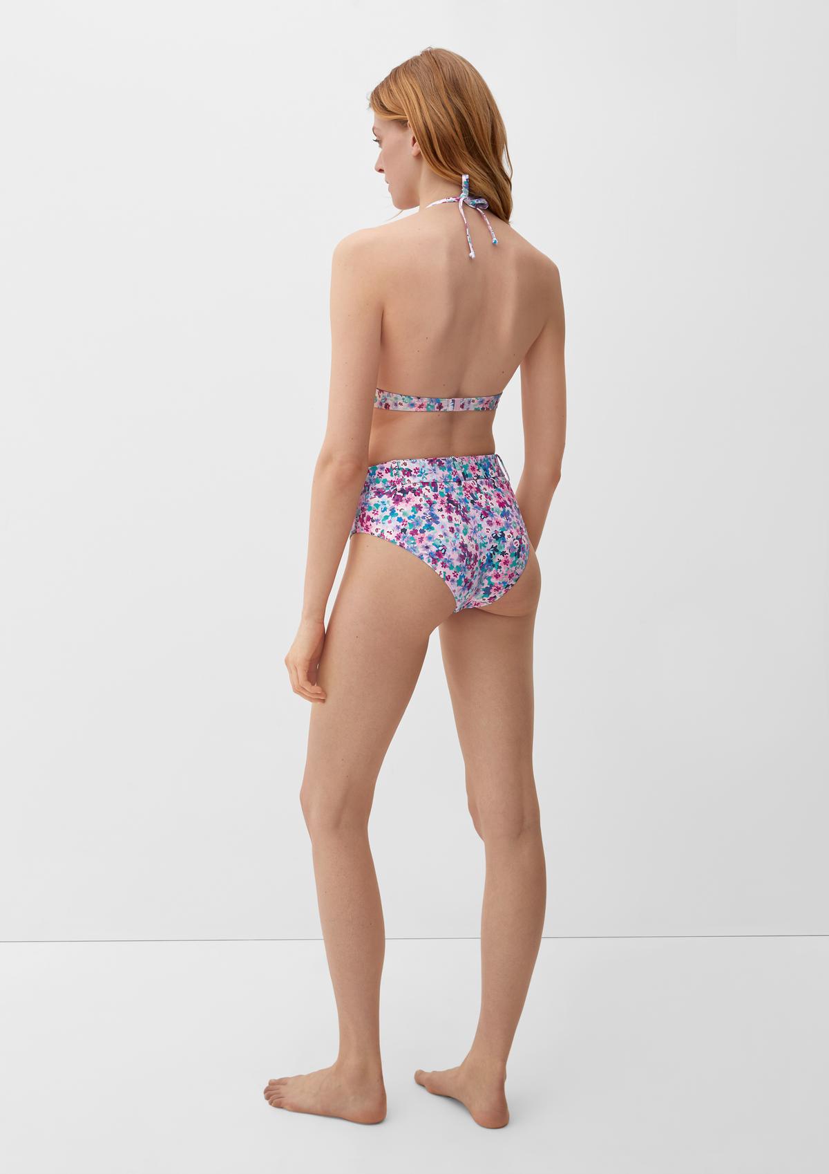 s.Oliver Triangel Bikini-Top mit floralem Muster