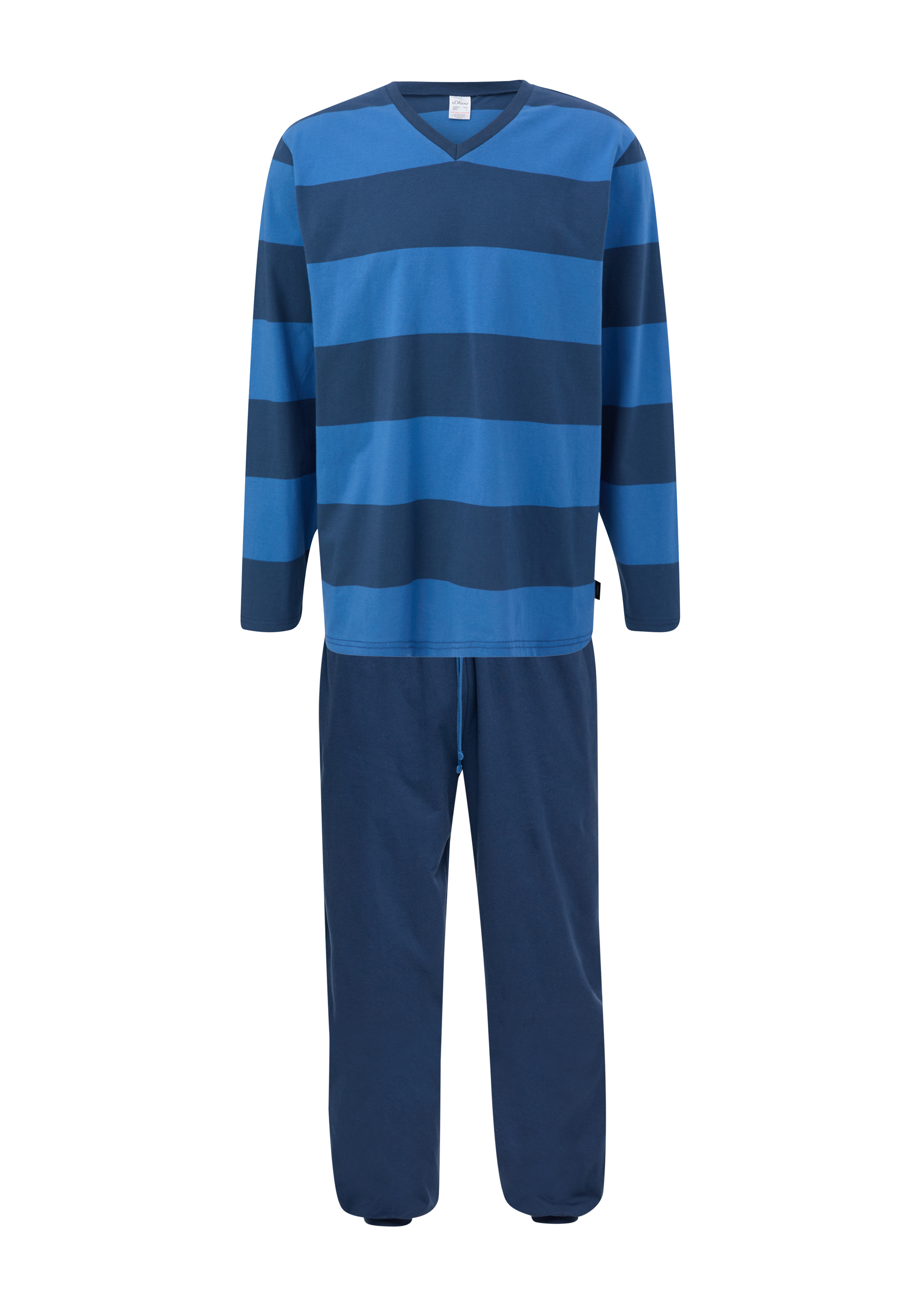 Langer Pyjama aus Baumwolle