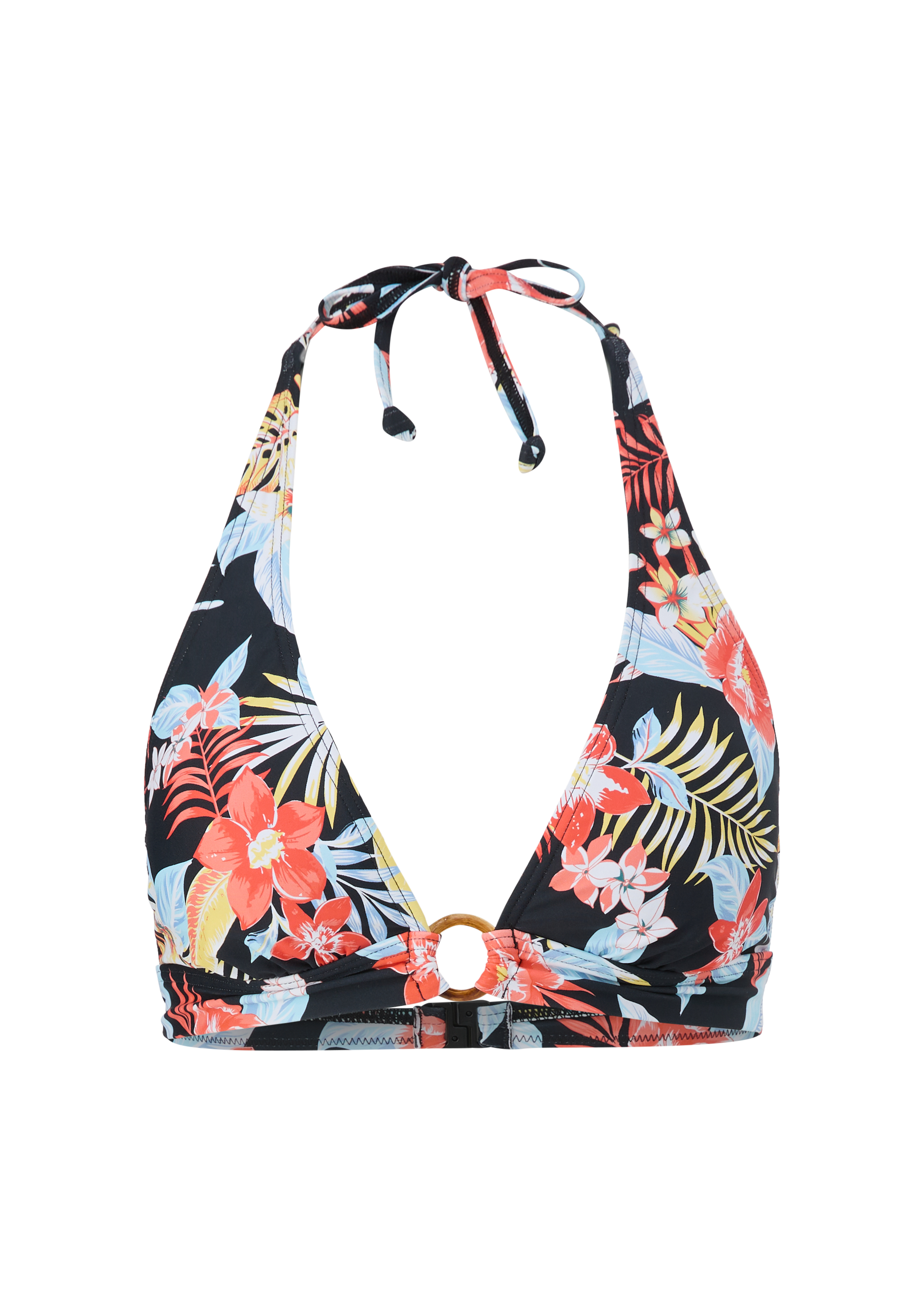 Triangel Bikinitop mit Blumenmuster