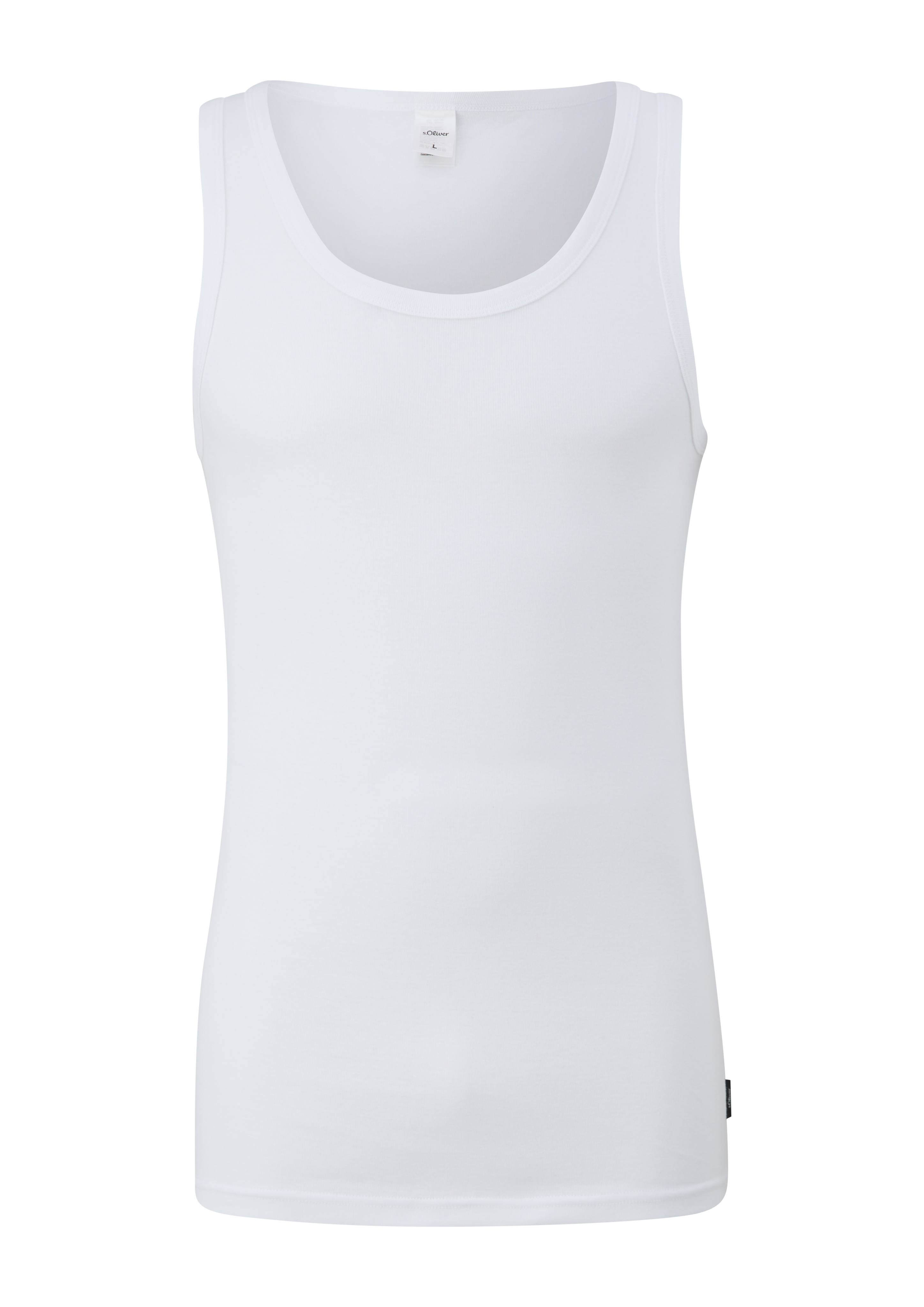 Tanktop met ribstructuur