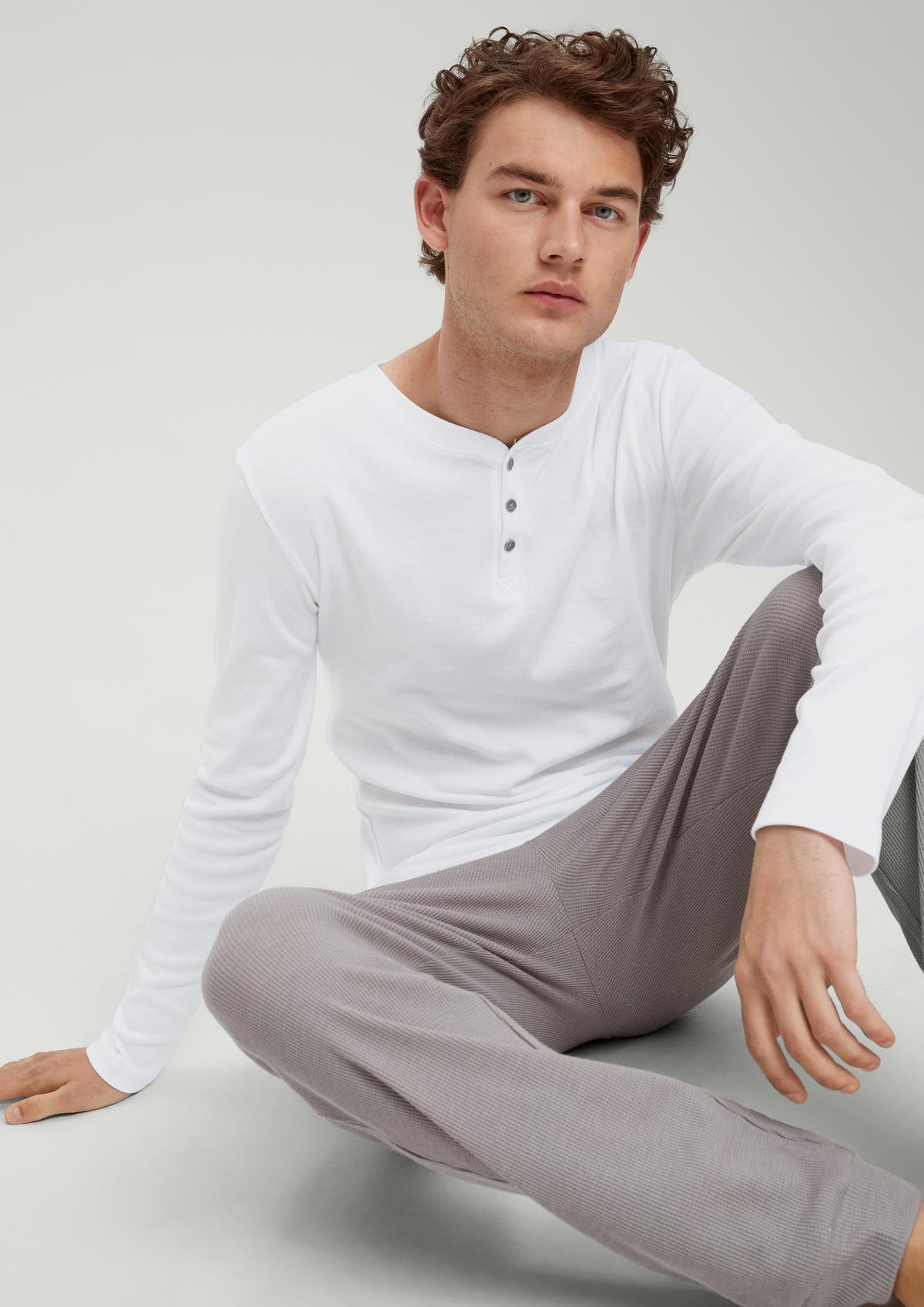 Pyjama-Shirt aus Baumwolle