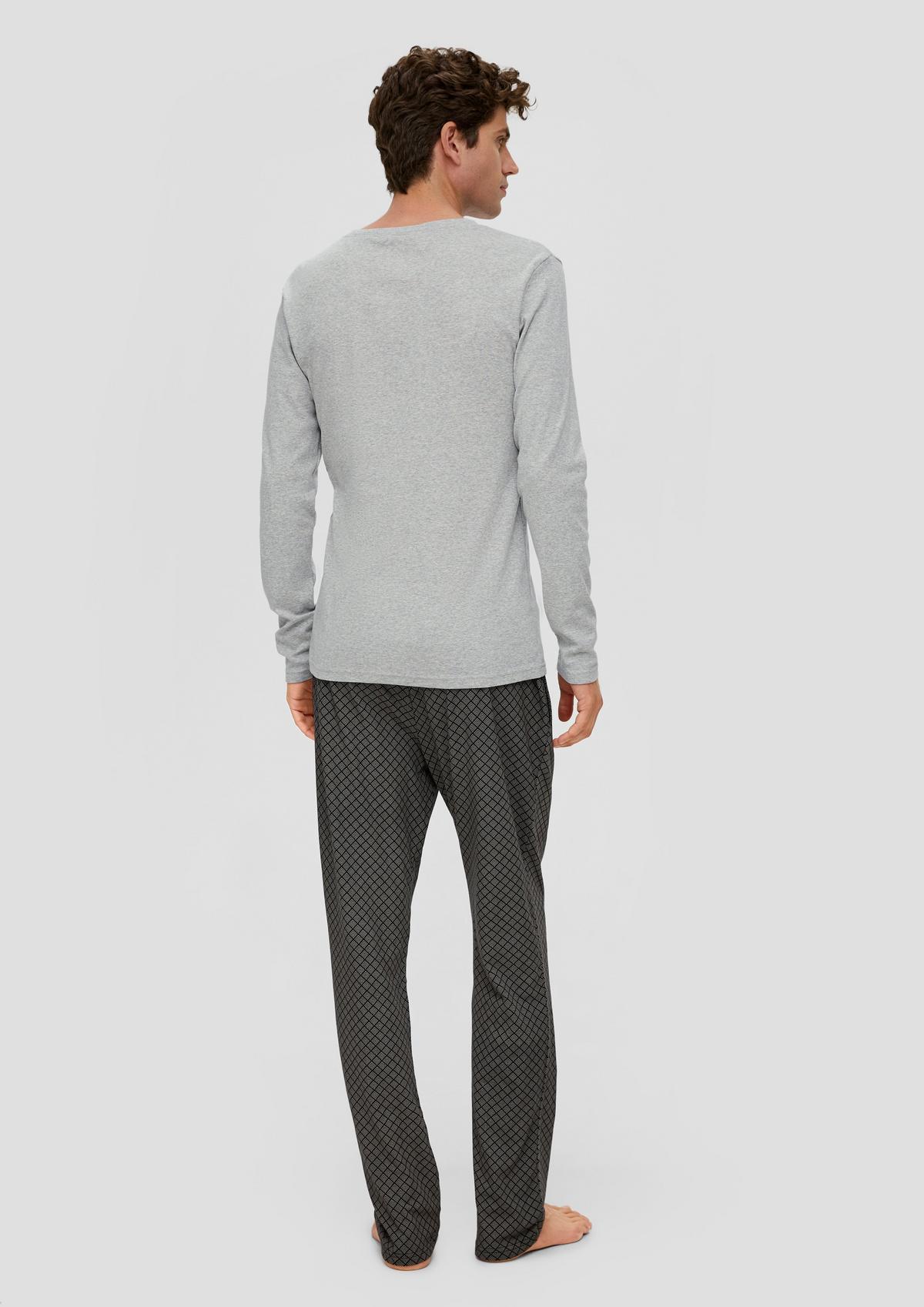 s.Oliver Pyjama-Shirt aus Baumwolle
