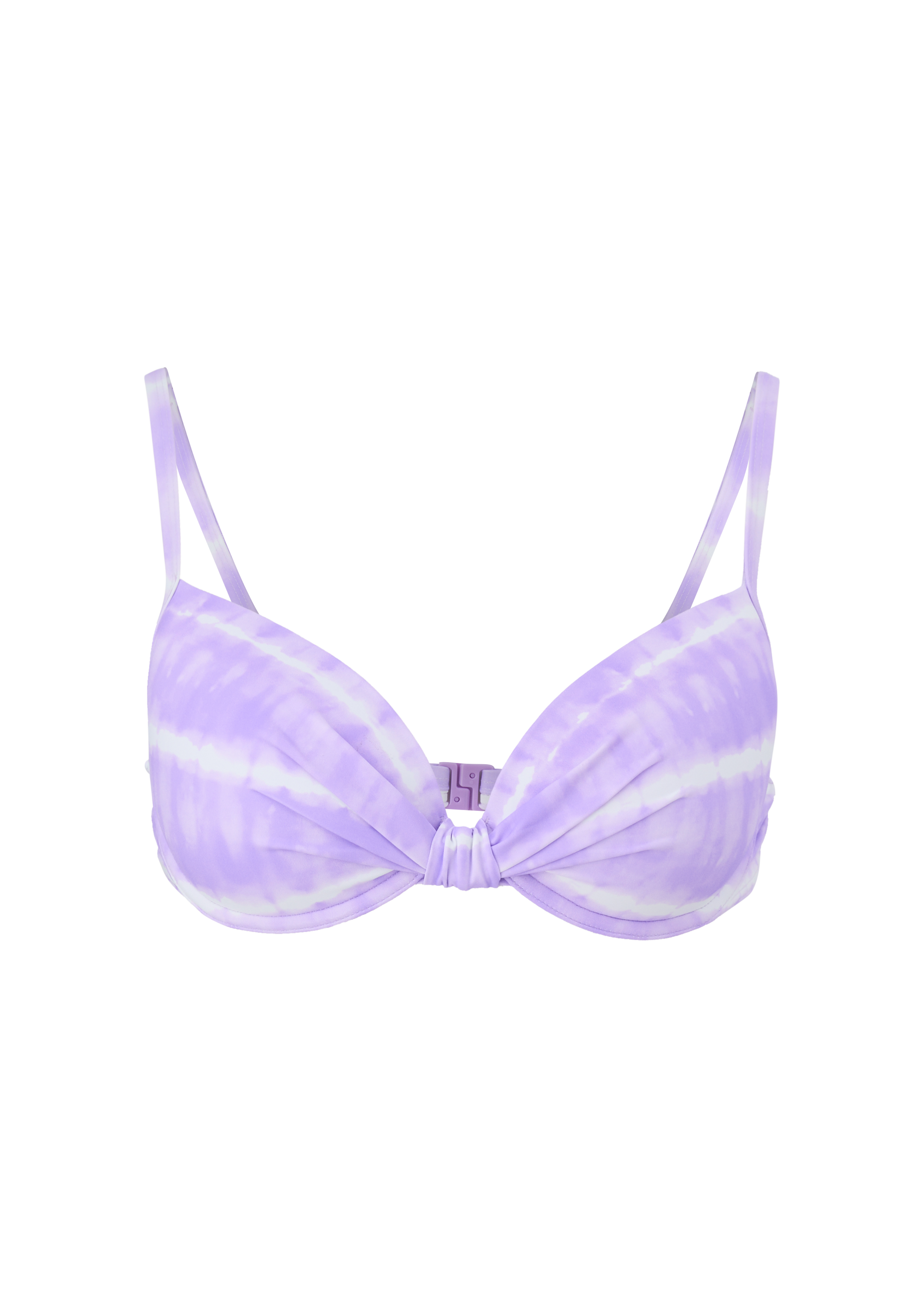 Bikini-Top mit Batikmuster
