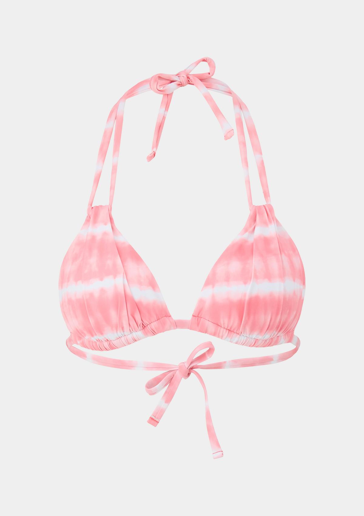 s.Oliver Triangel Bikini-Top mit Batik-Muster