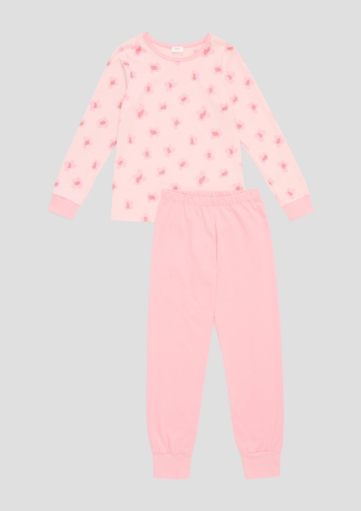 s.Oliver &nbsp;
Langes Pyjama-Set aus reiner Baumwolle