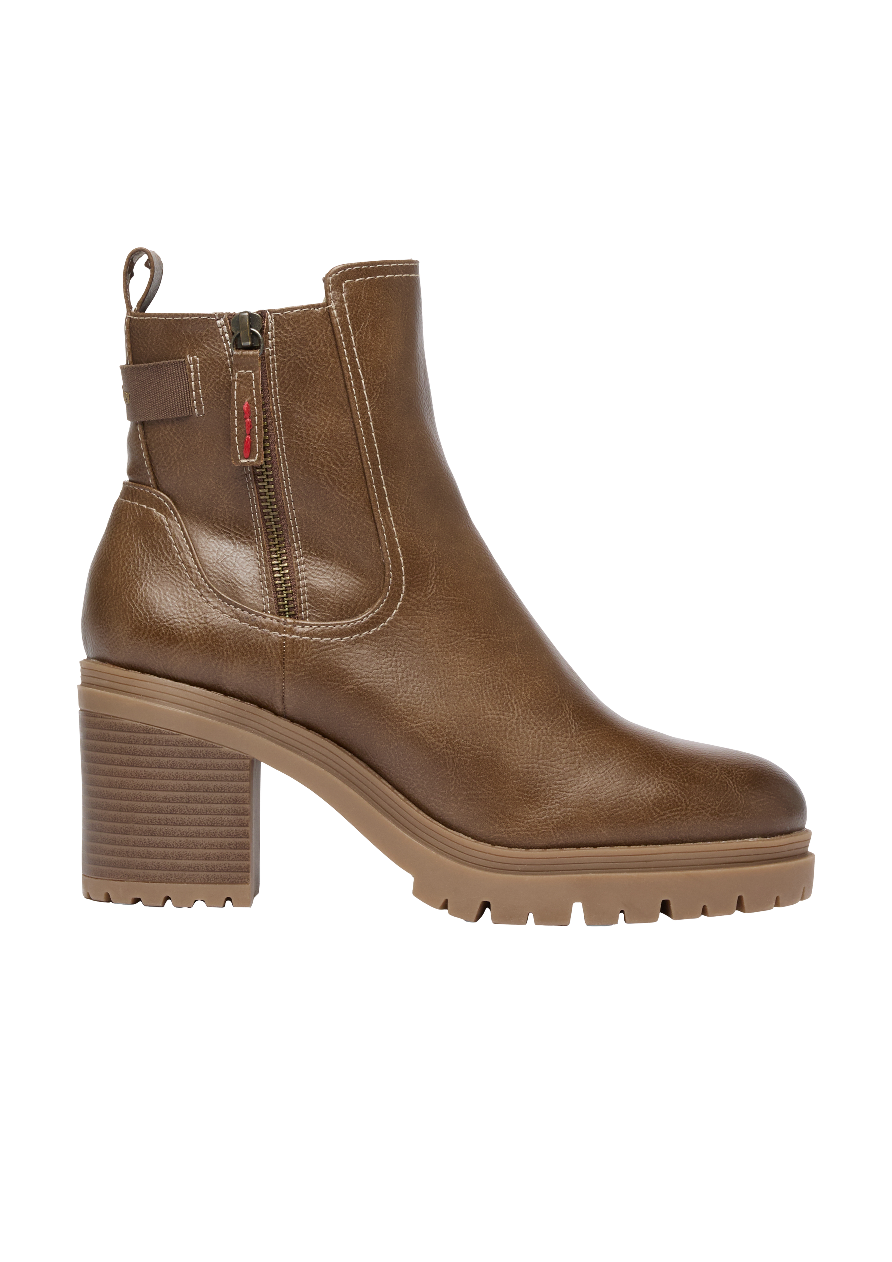 Stiefeletten mit Blockabsatz