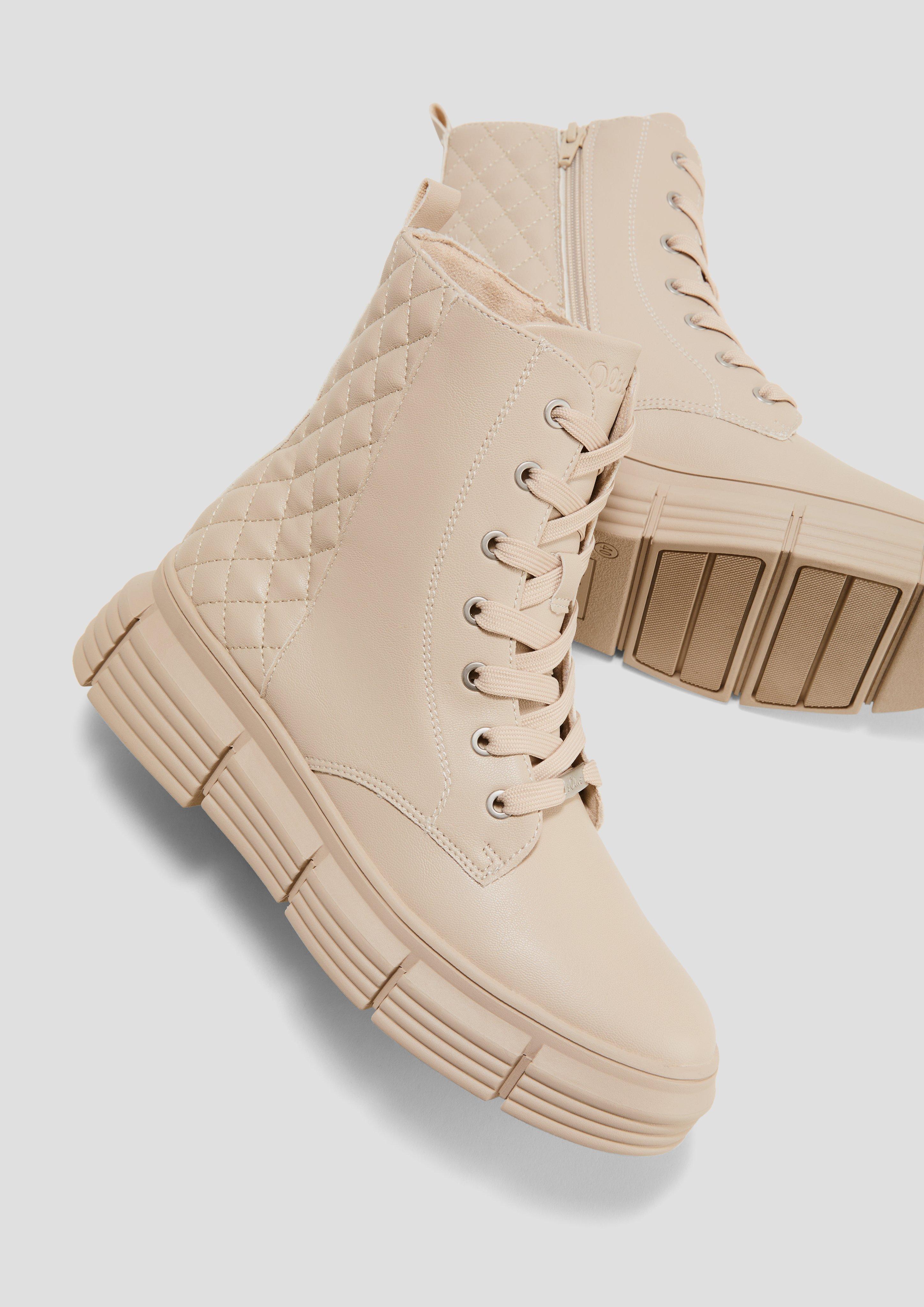 s.Oliver Stiefel mit Steppmuster